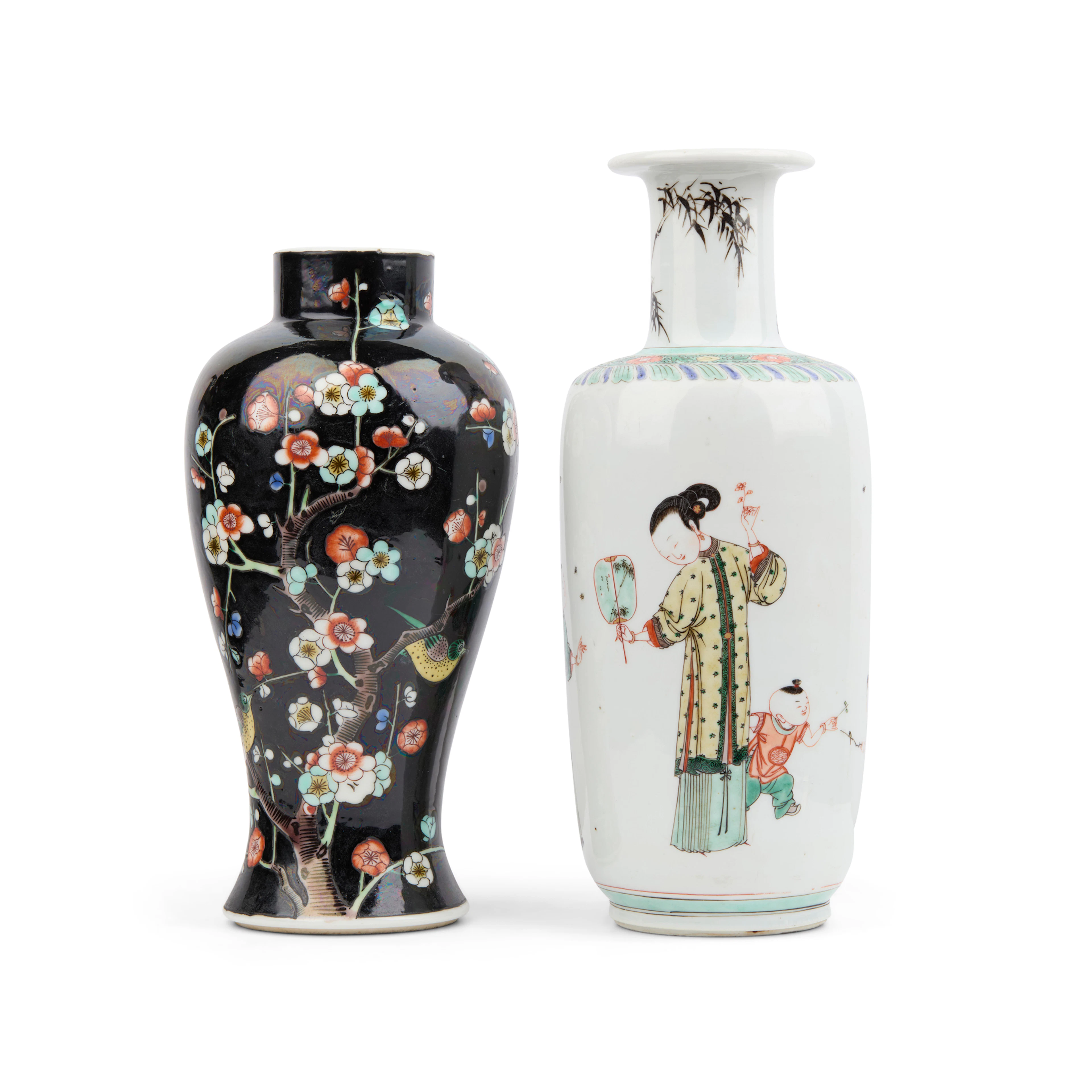 TWO CHINESE PORCELAIN VASES