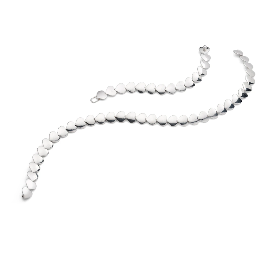 Karl Gustav Hansen for Hans Hansen / Georg Jensen: A silver heart