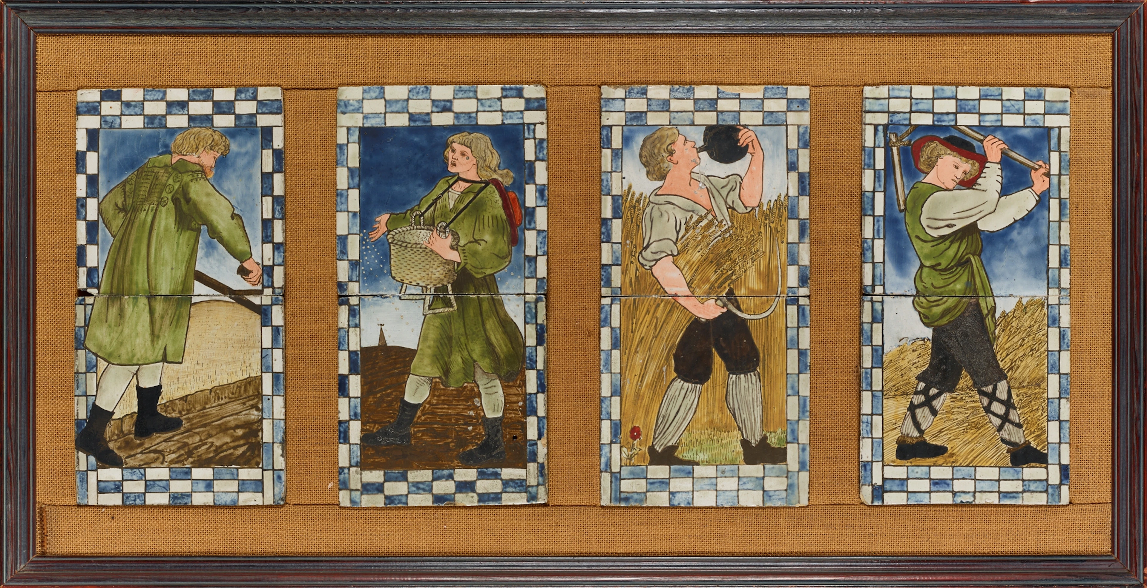 WILLIAM MORRIS (1834-1896), DANTE GABRIEL ROSSETTI (1828-1882) AND