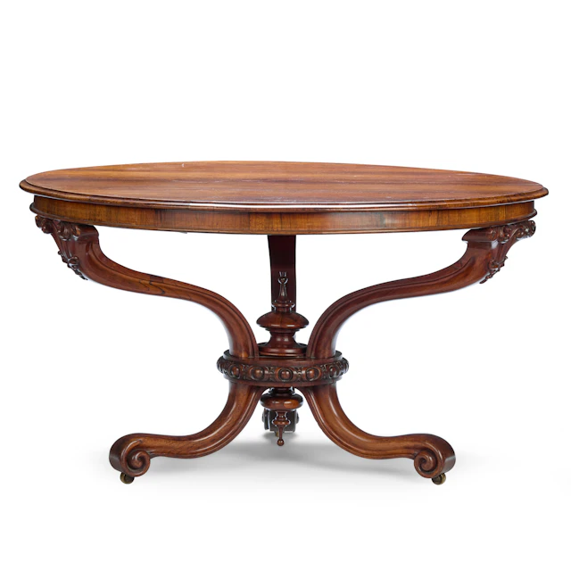VICTORIAN ROSEWOOD CENTRE TABLE