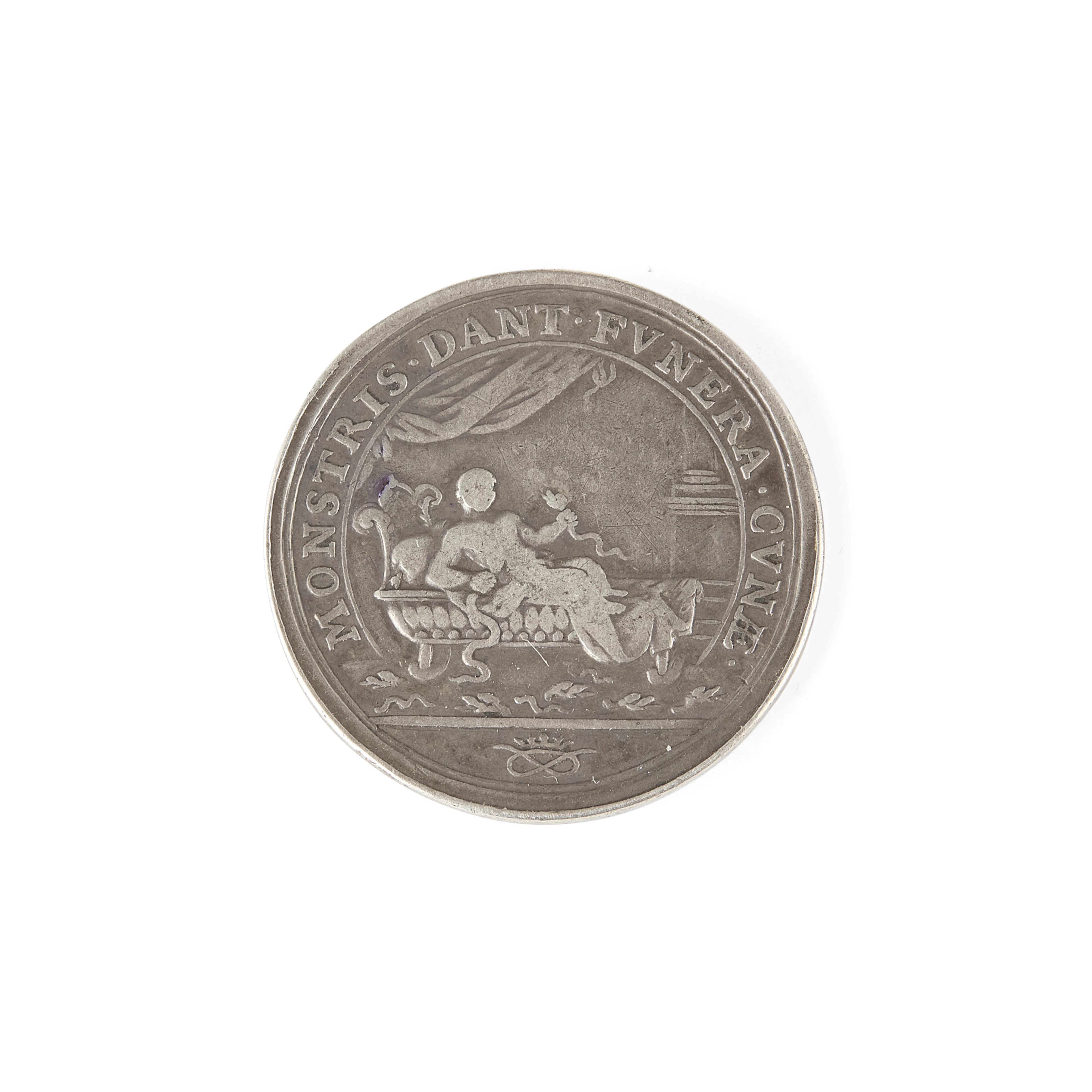 A SILVER BIRTH OF JAMES III MEDALLION