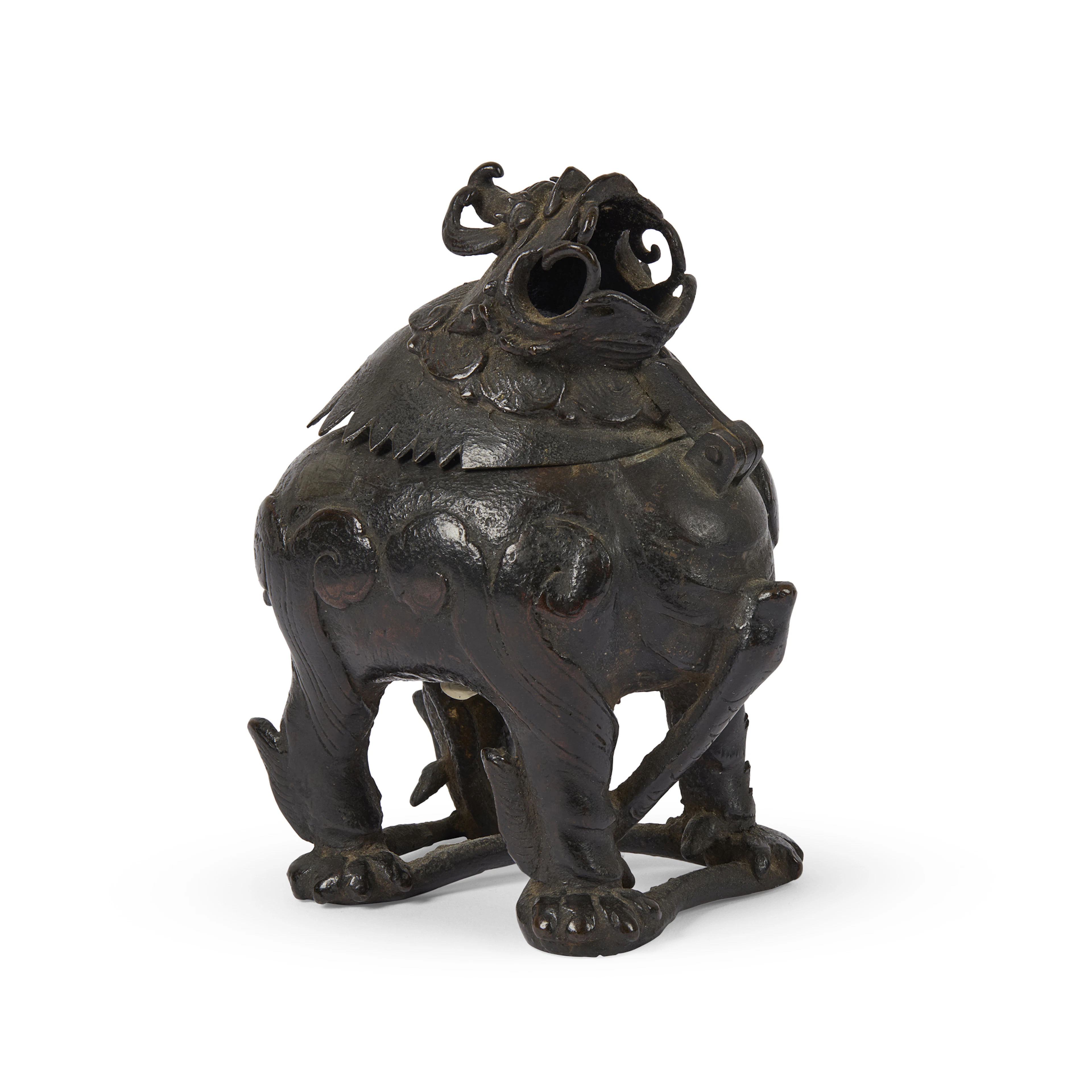[INCENSE CULTURE] CHINESE BRONZE 'LUDUAN' INCENSE BURNER