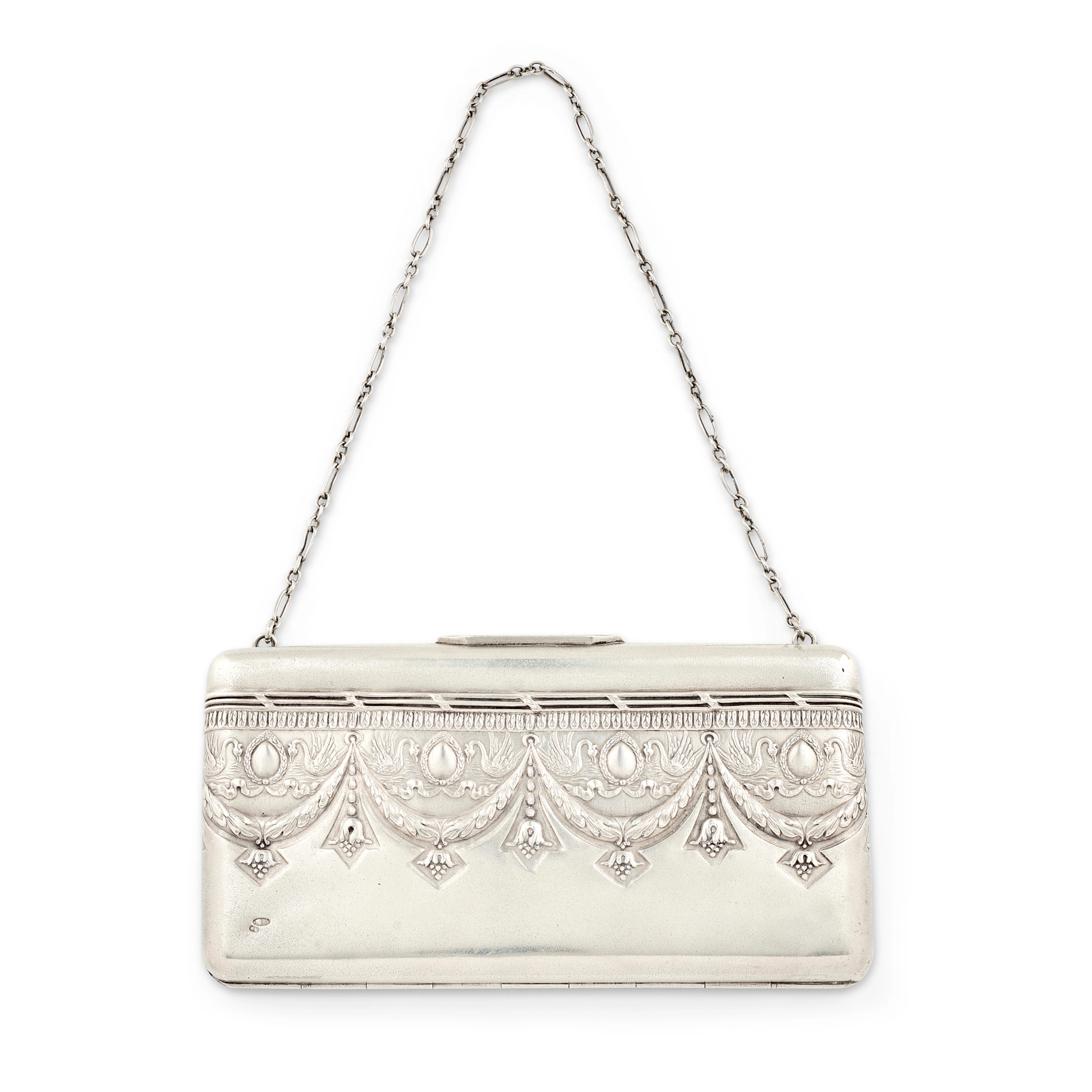 AN EARLY 20TH CENTURY RUSSIAN EVENING PURSE