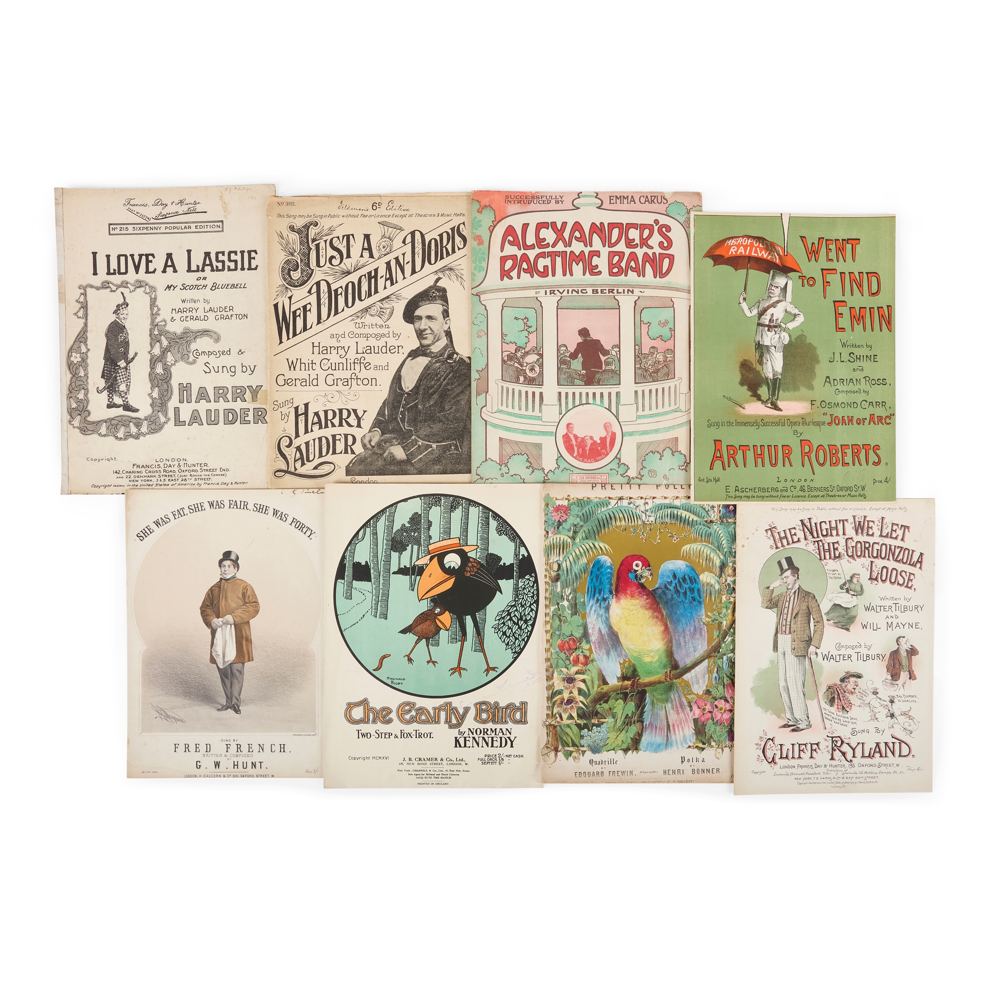 Music hall, vaudeville, popular songs & dance scores