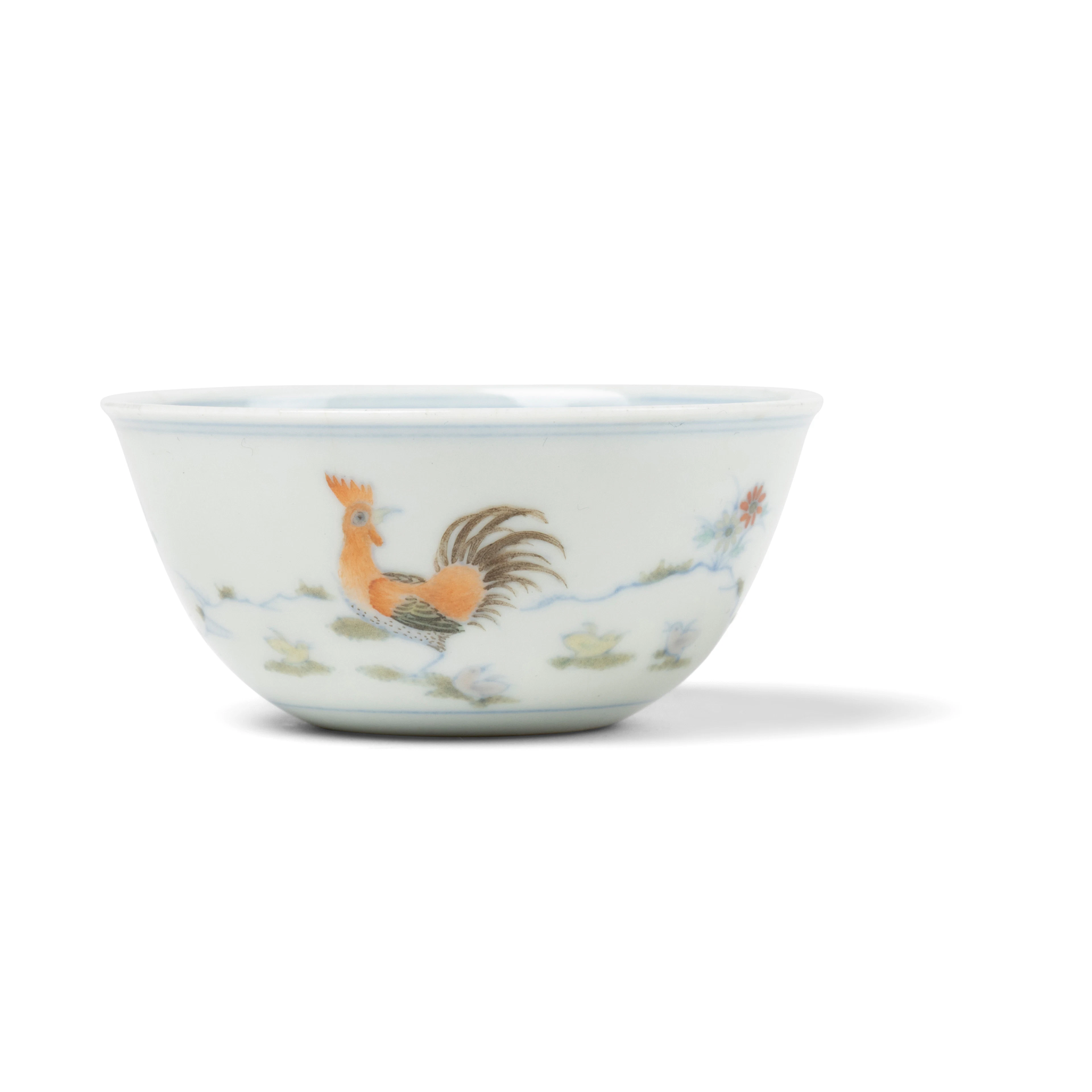 CHINESE DOUCAI 'CHICKEN' CUP