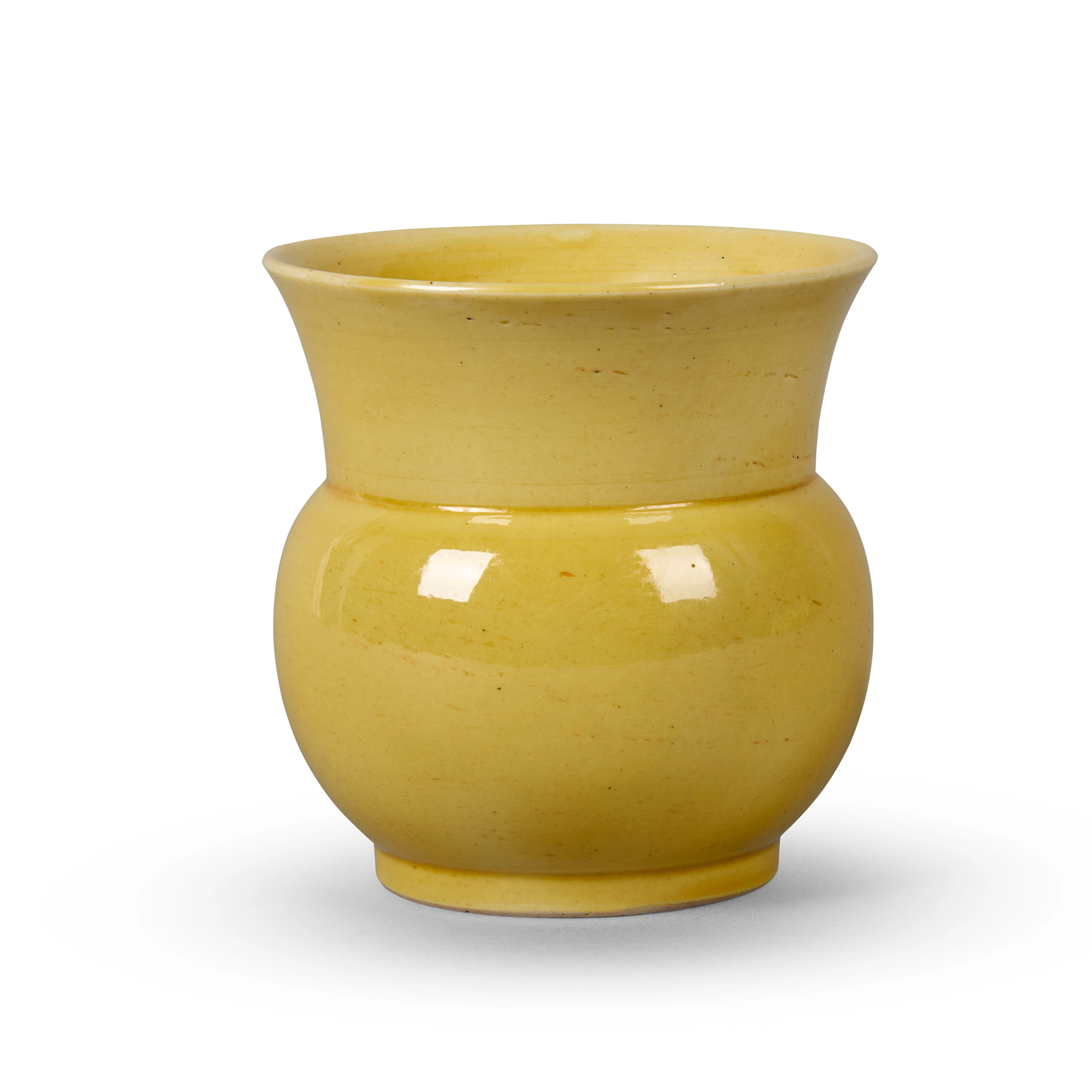 CHINESE YELLOW-GLAZED ZHADOU