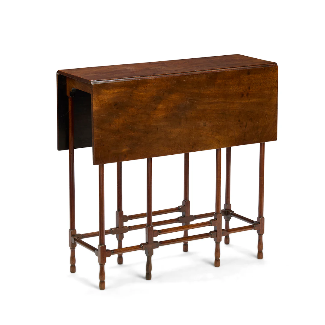 GEORGE III MAHOGANY SPIDER-LEG TABLE