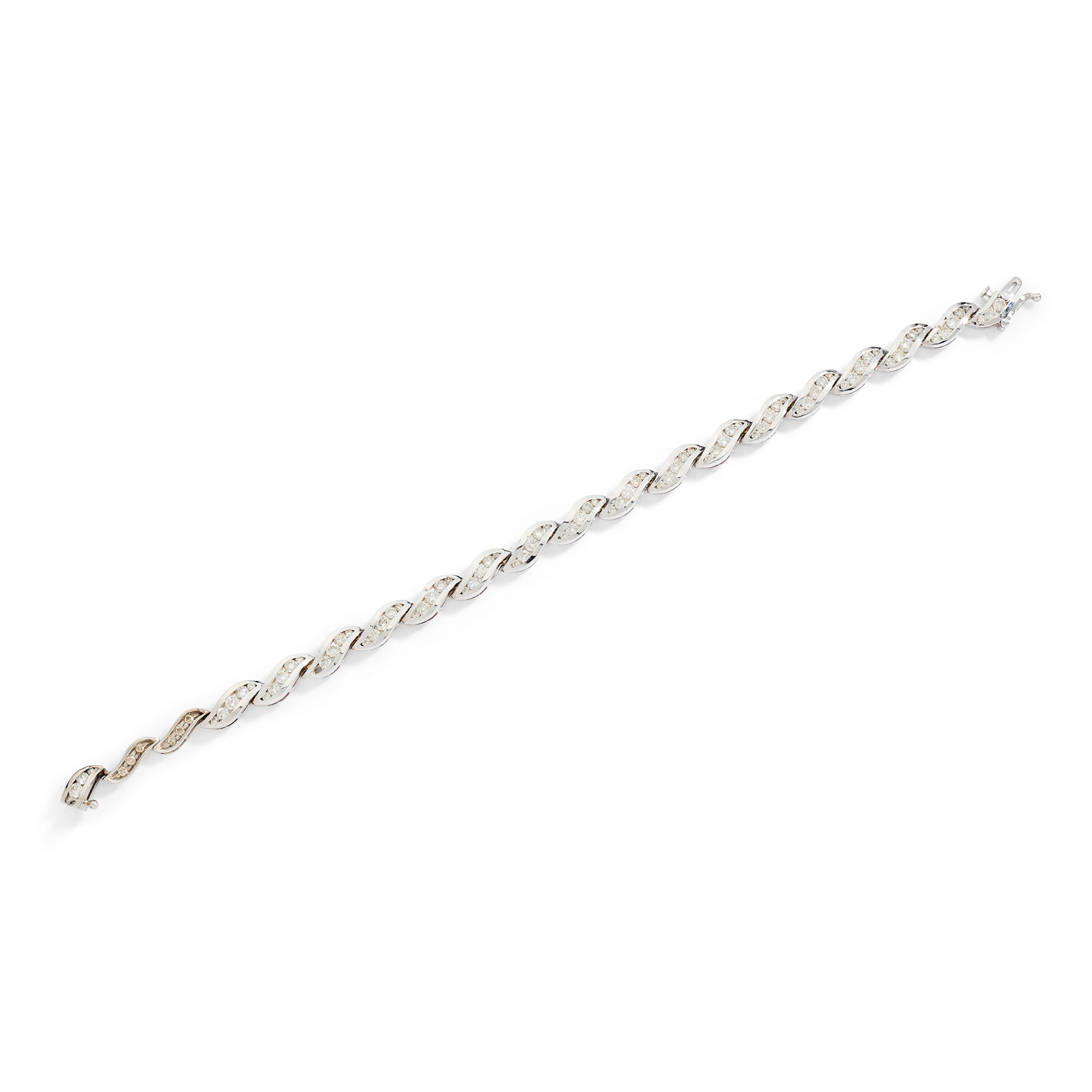 A diamond bracelet
