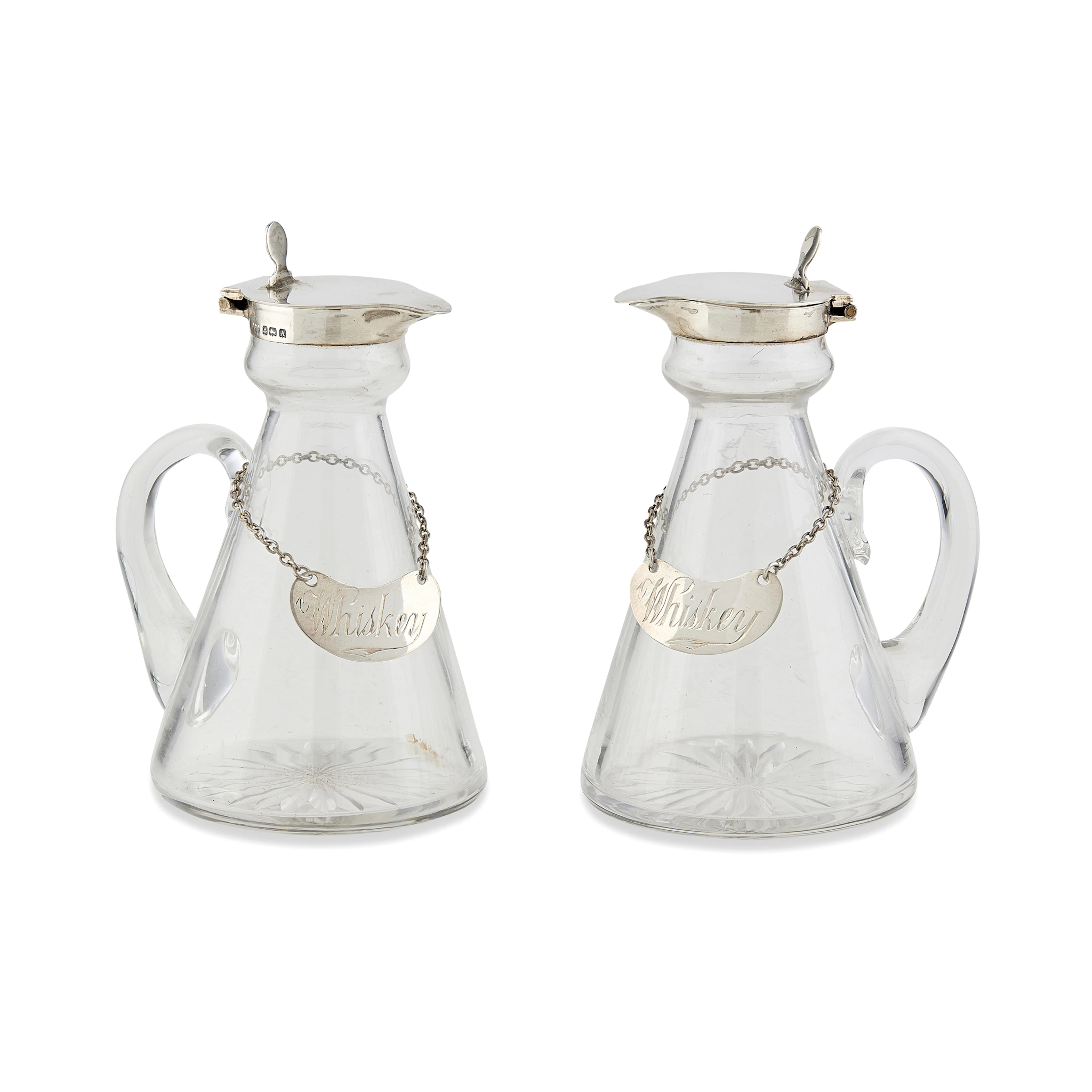 A PAIR OF WHISKY NOGGINS