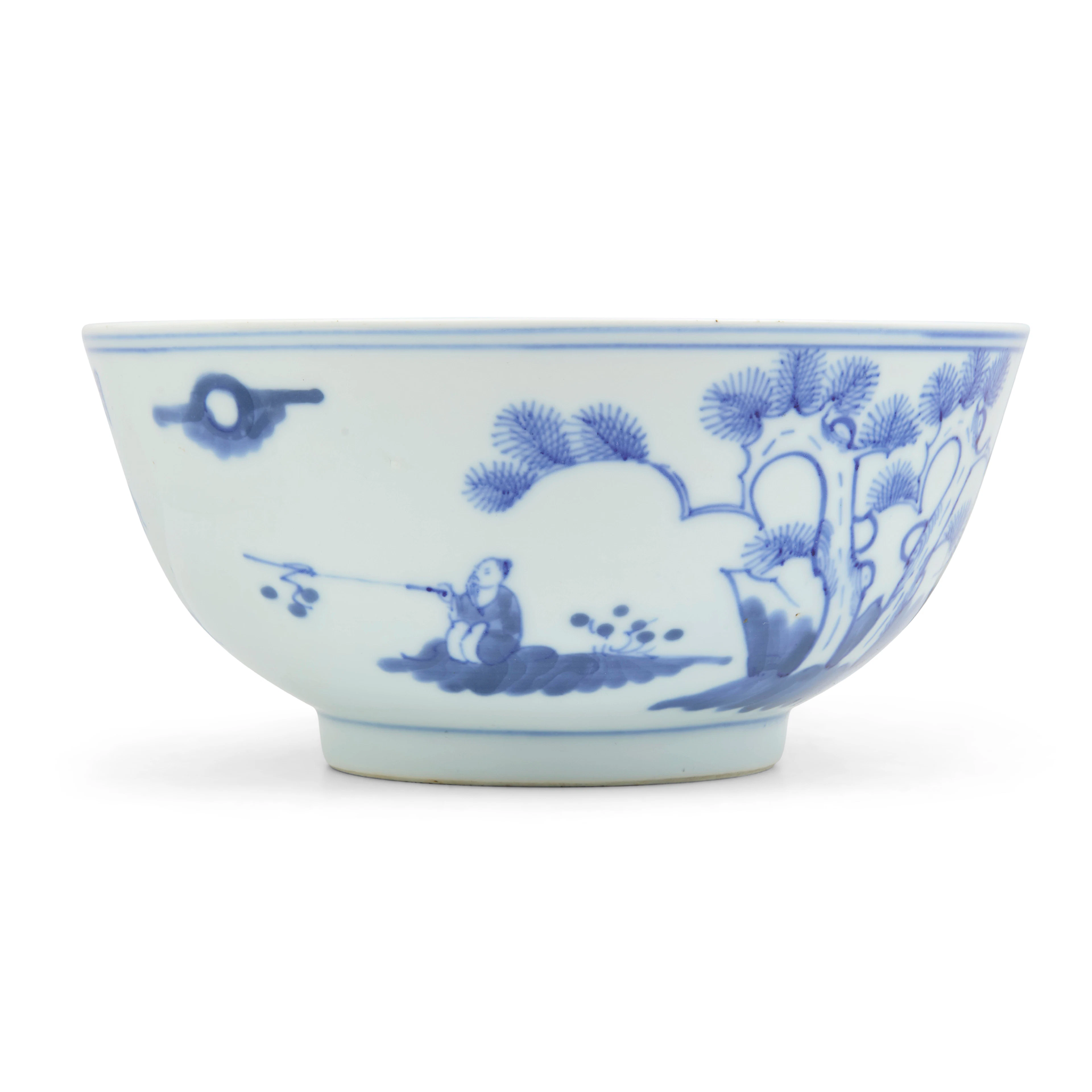[PRIVATE SCOTTISH COLLECTION, DUNDEE] LARGE CHINESE BLUE AND WHITE