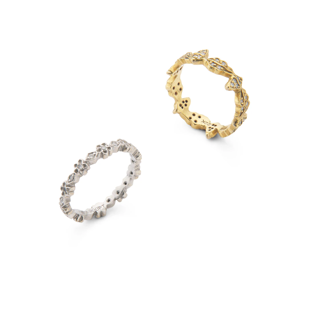 Cathy Waterman: Two diamond eternity rings