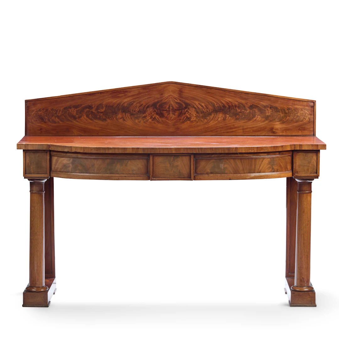 LATE REGENCY MAHOGANY SERVING TABLE