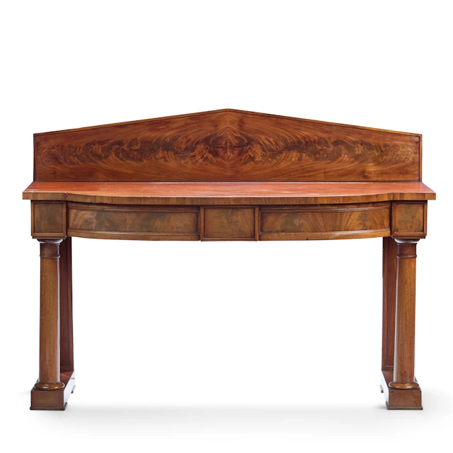 LATE REGENCY MAHOGANY SERVING TABLE