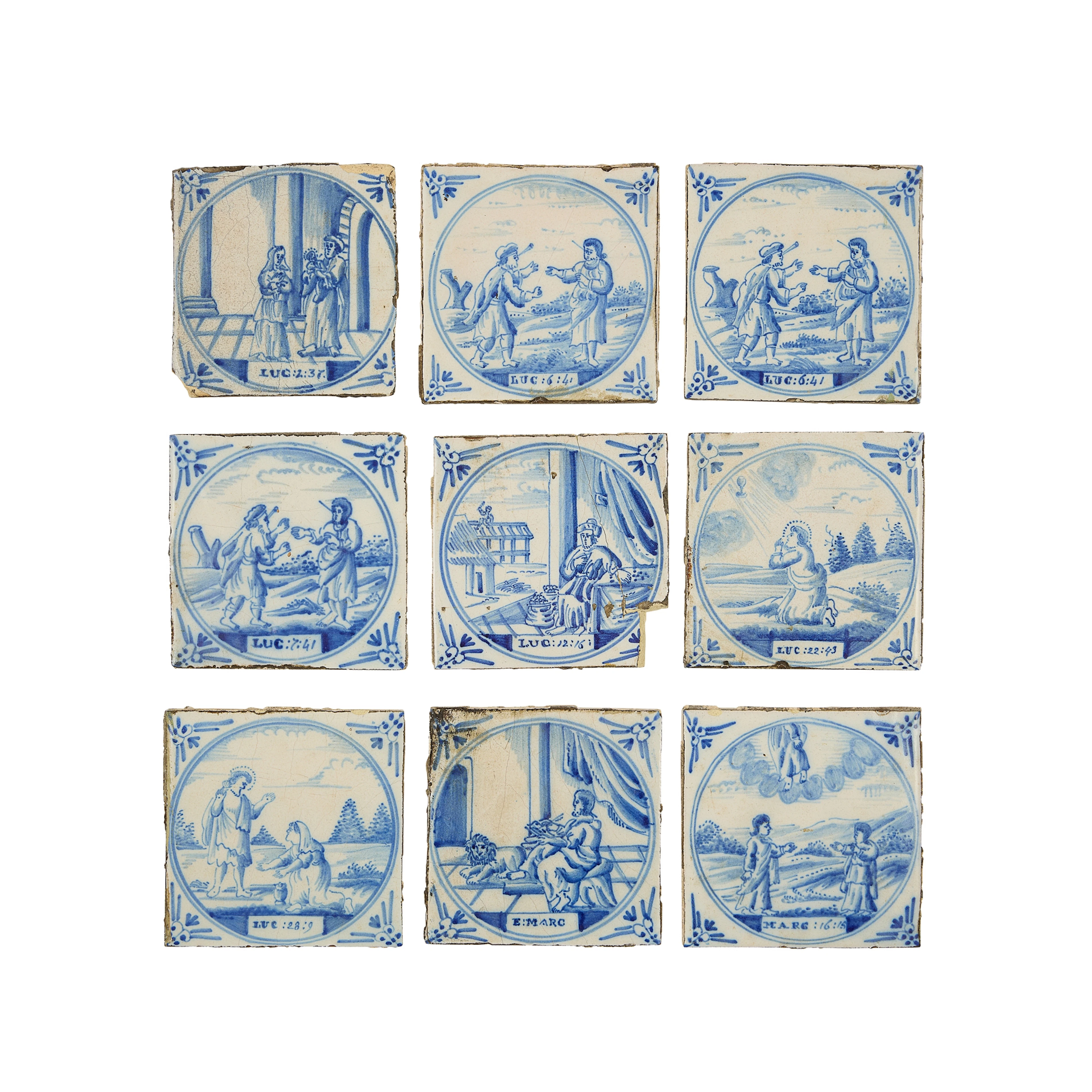 COLLECTION OF DELFT TILES