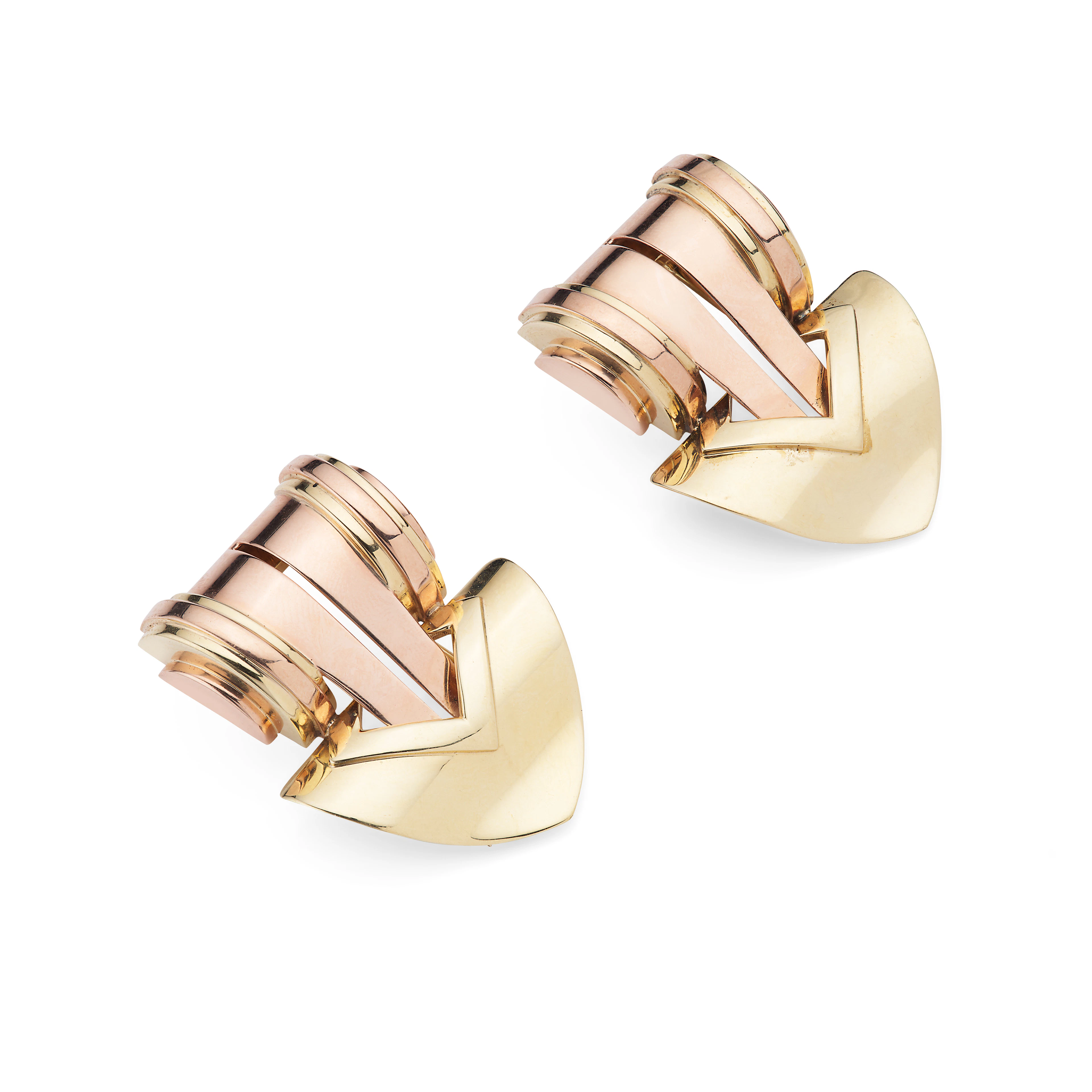 Tiffany & Co.: A pair of brooches, circa 1945
