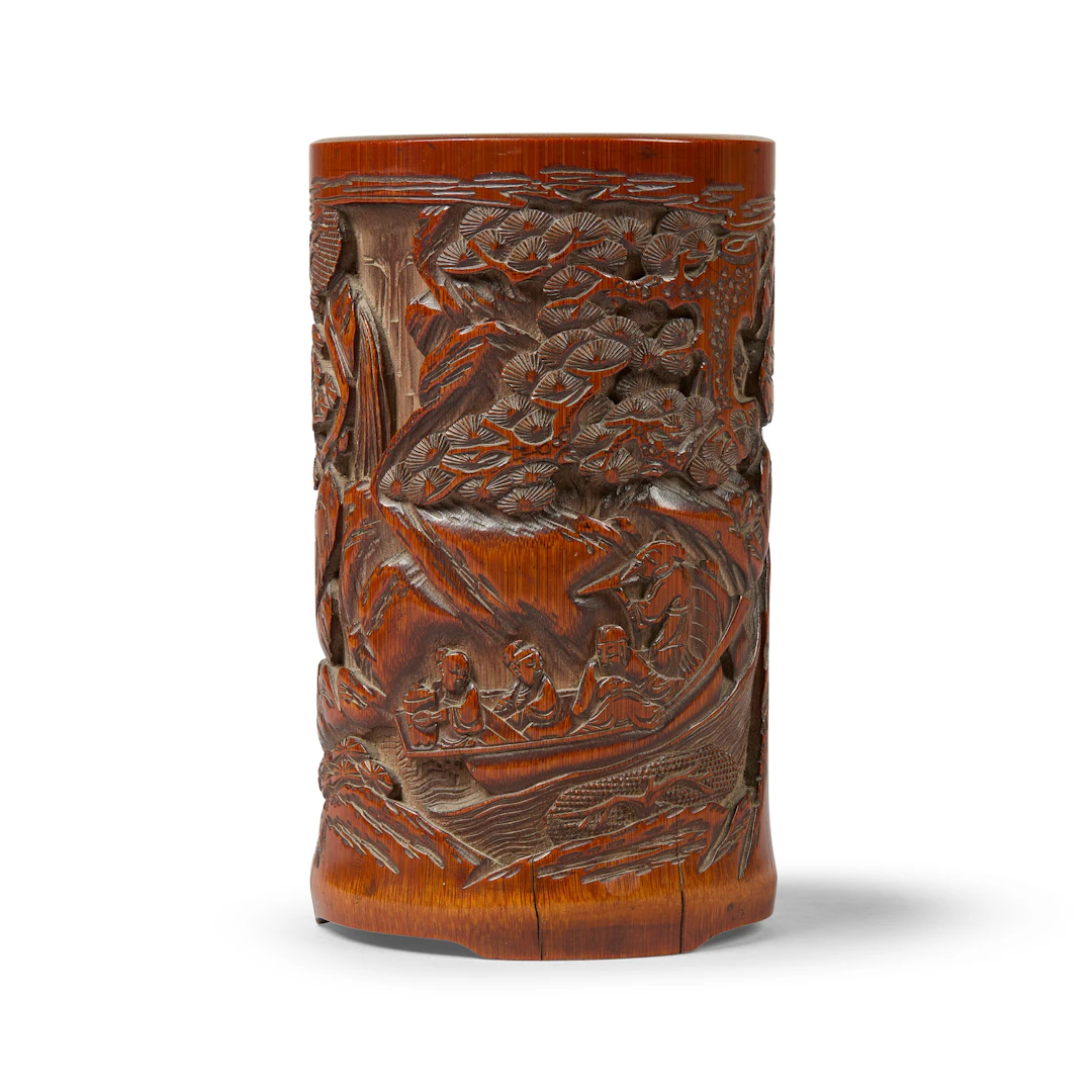 [PRIVATE COLLECTION OF SCHOLAR'S OBJECTS] CHINESE BAMBOO 'ODE TO THE
