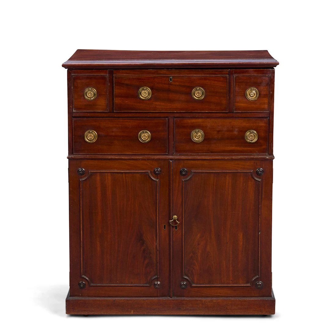 GEORGE III MAHOGANY WASHSTAND