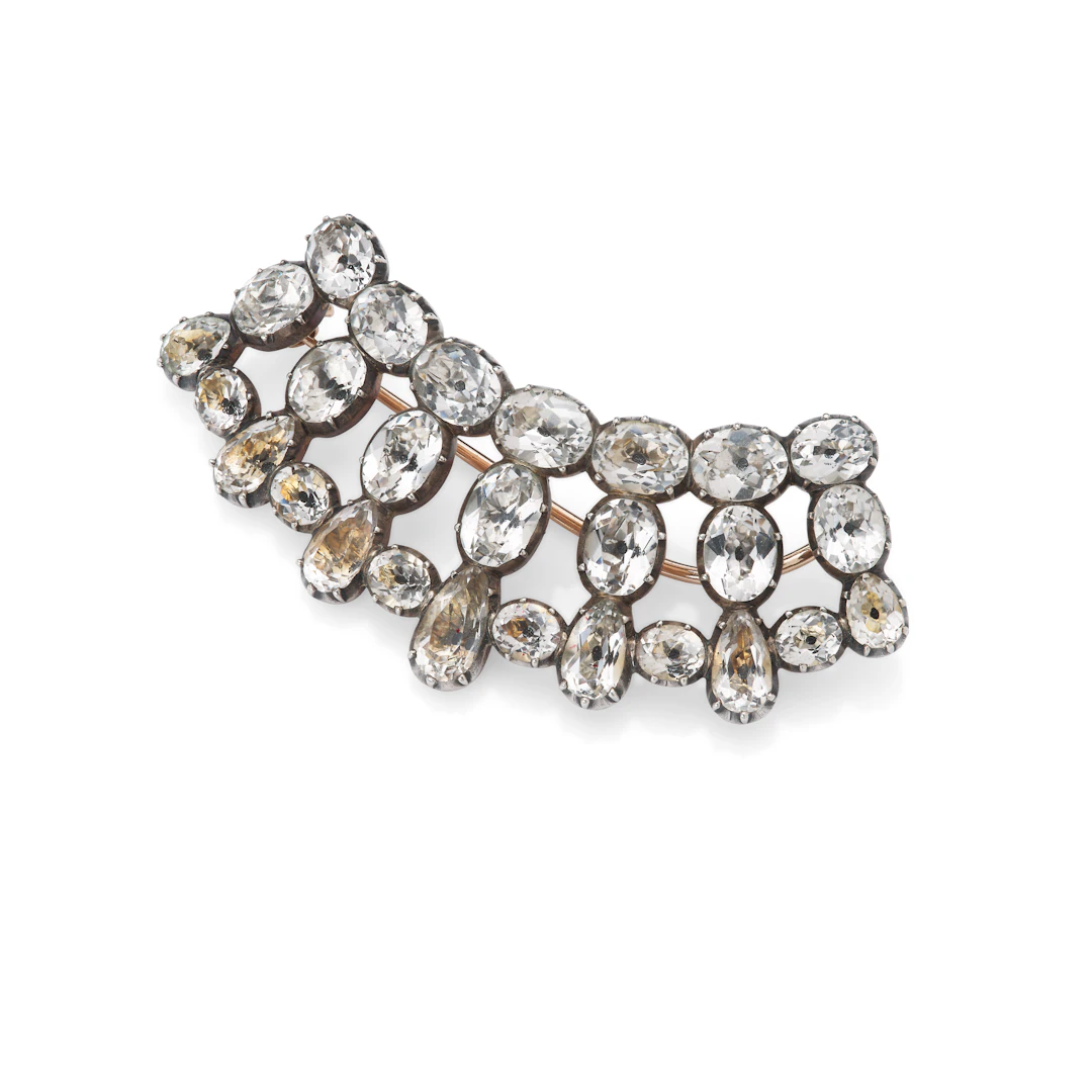 An early 19th century paste brooch