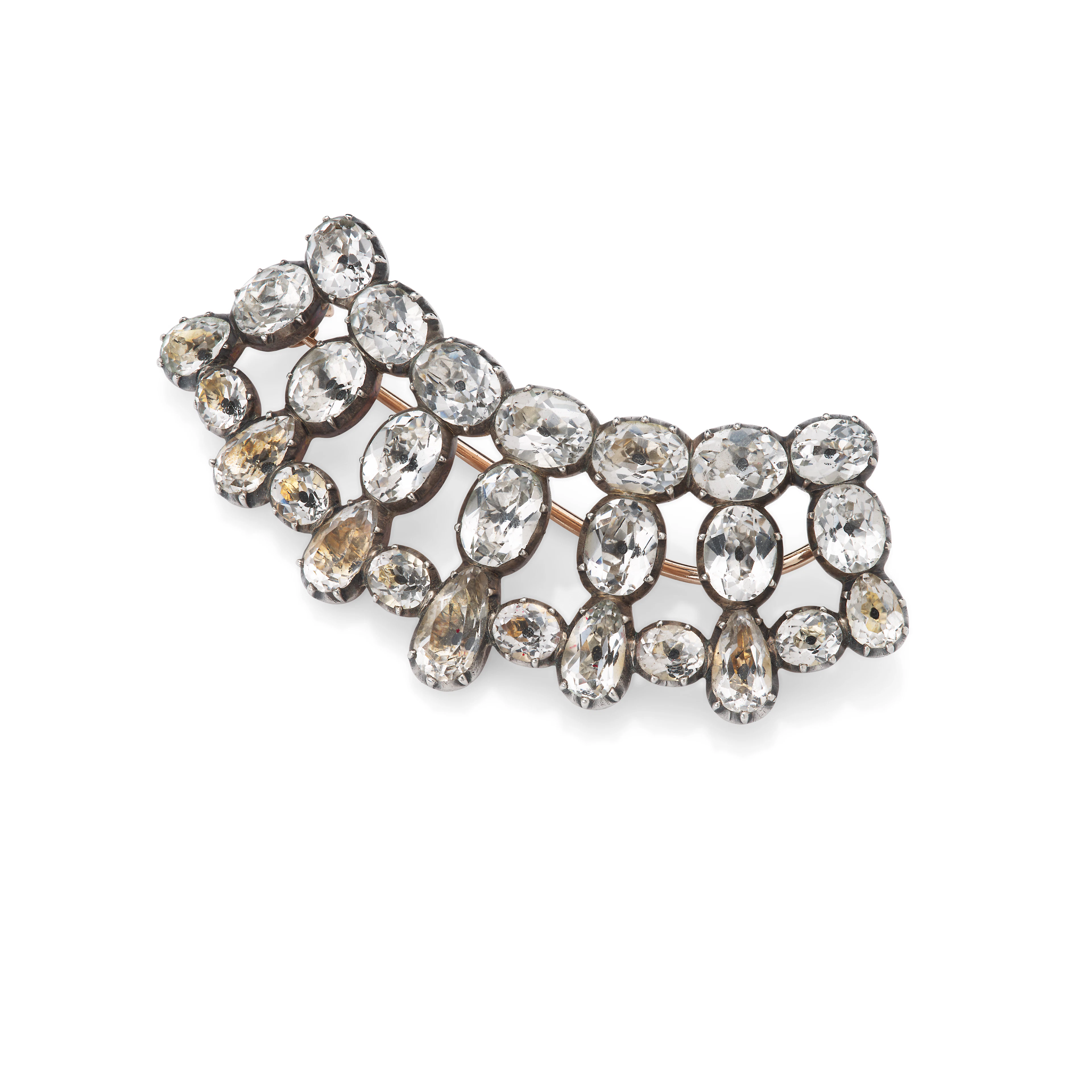 An early 19th century paste brooch