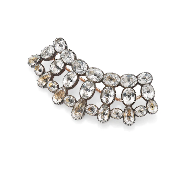 An early 19th century paste brooch