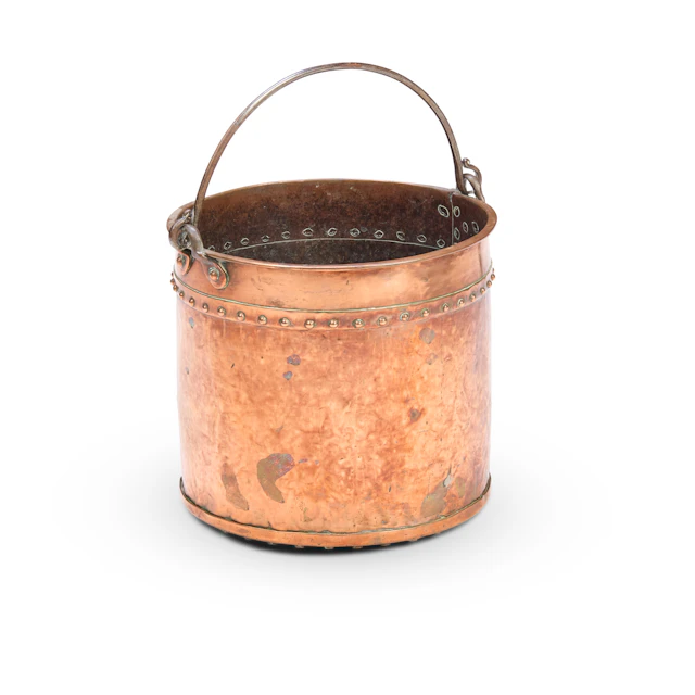 ENGLISH COPPER FUEL BUCKET