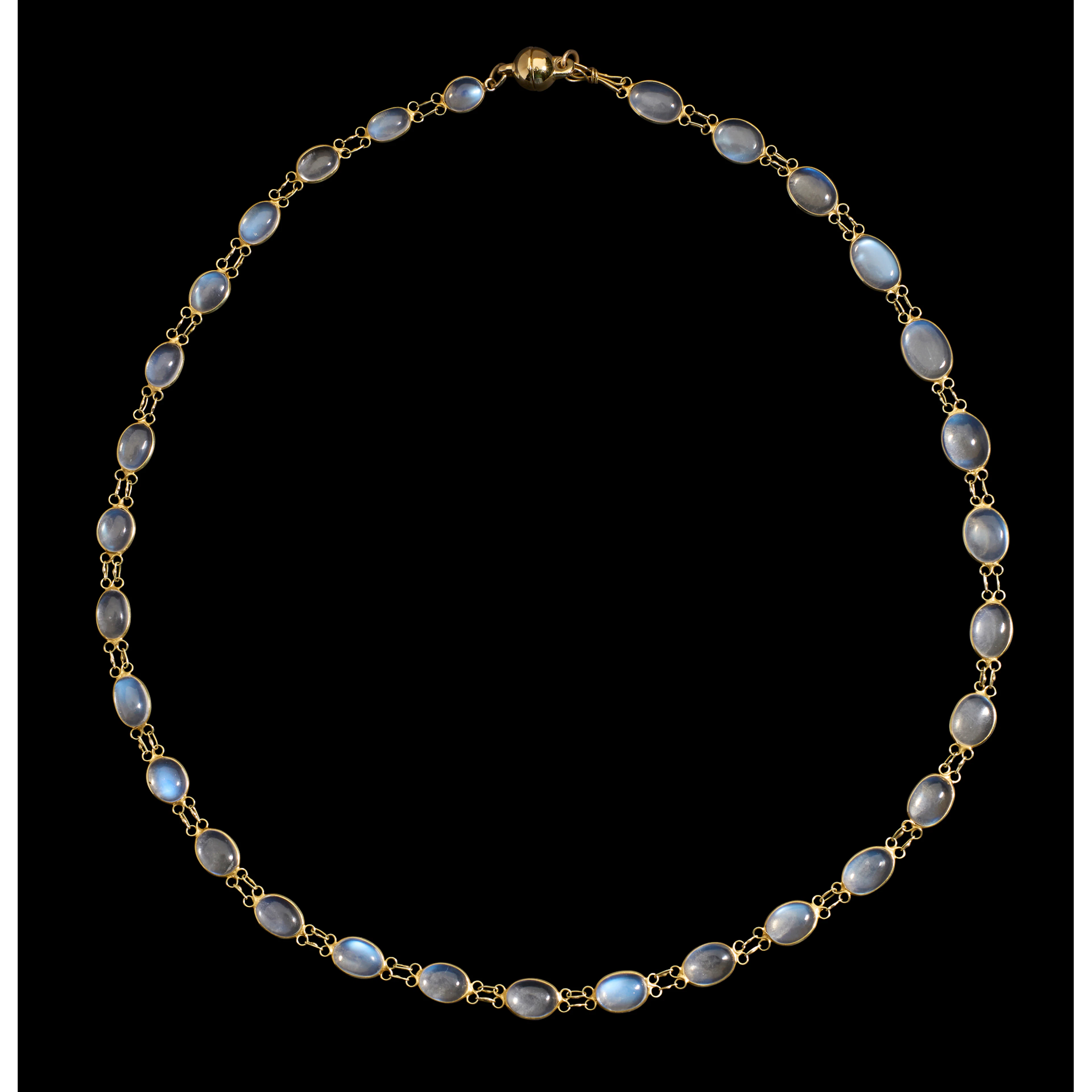 A moonstone necklace