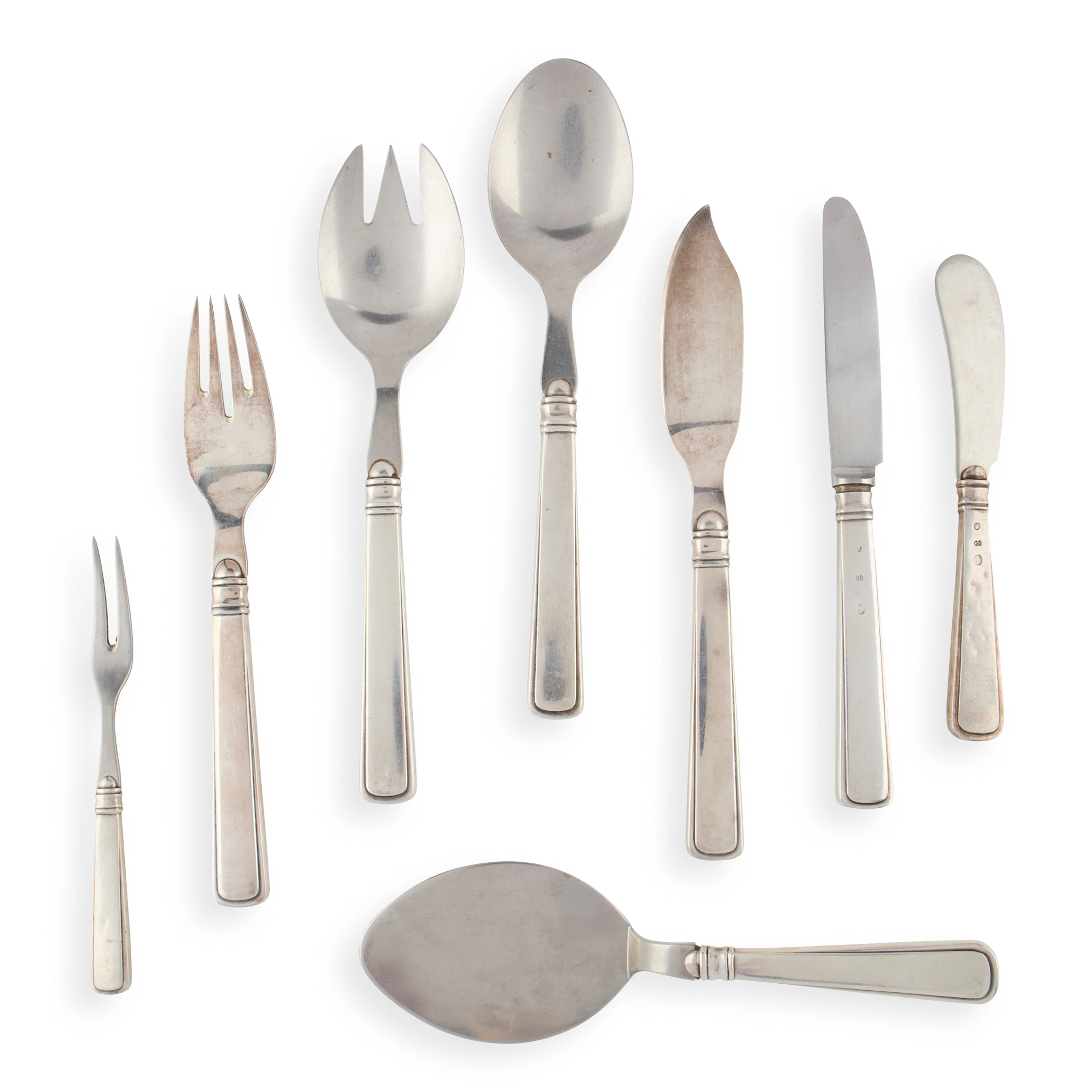 A COMPOSITE SET OF 20TH CENTURY DANISH FLATWARE