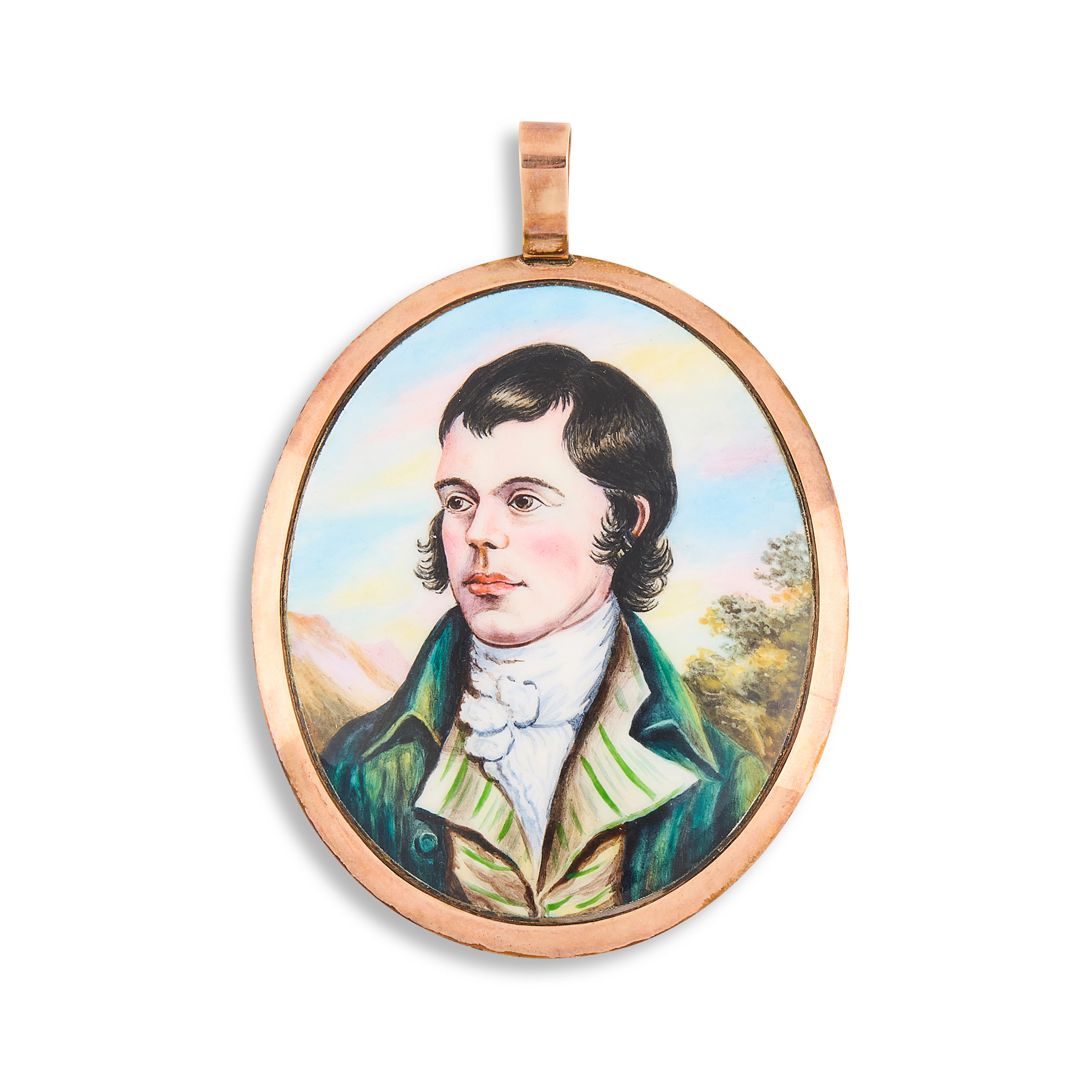 PORTRAIT MINIATURE OF ROBERT BURNS
