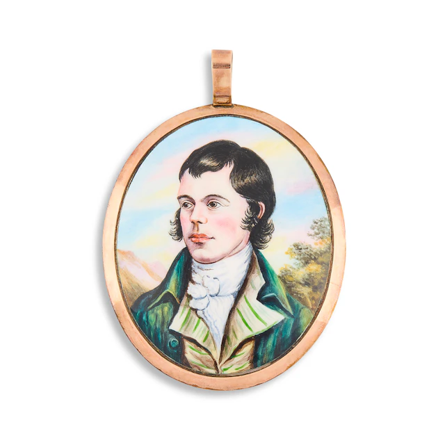 PORTRAIT MINIATURE OF ROBERT BURNS
