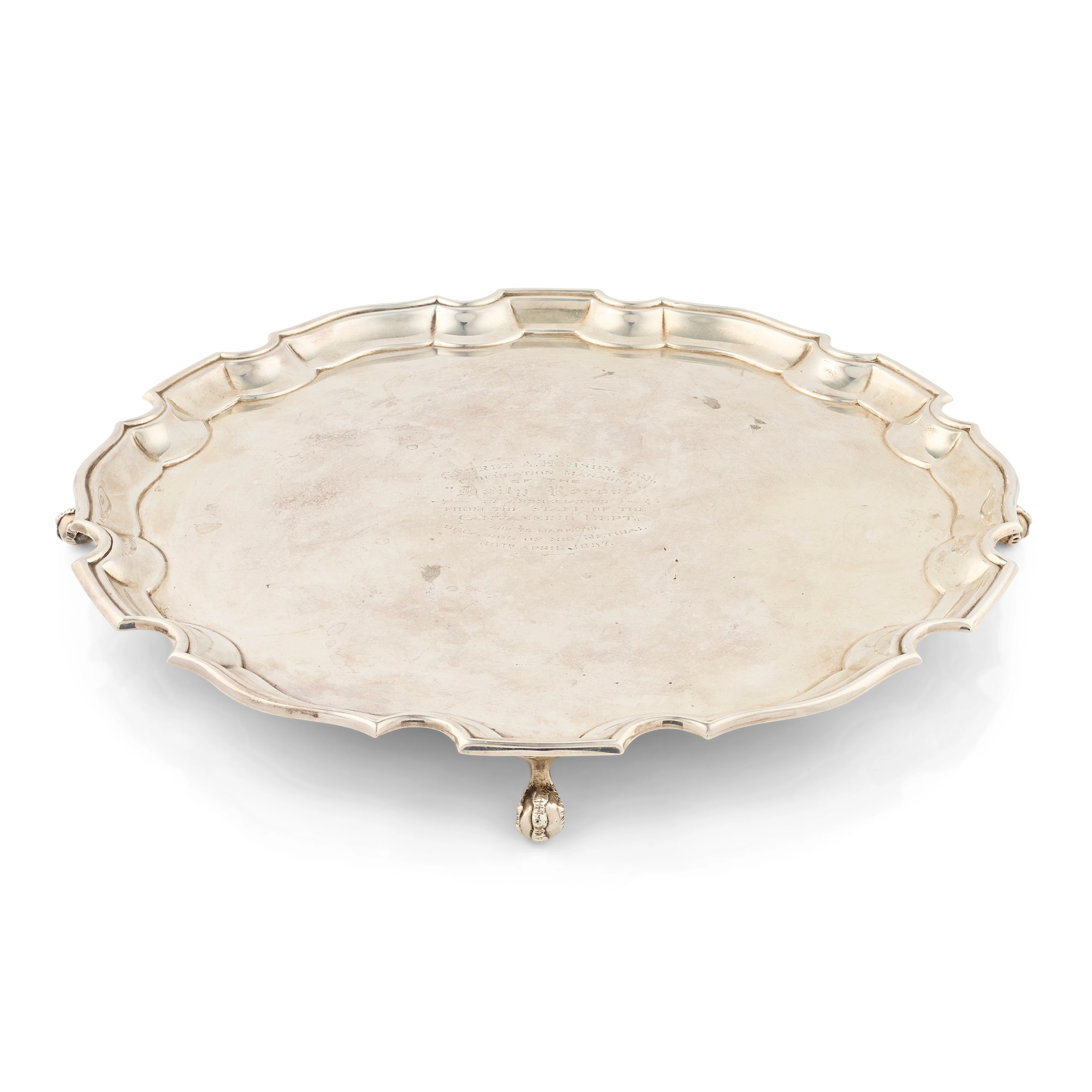 A 1930s SALVER