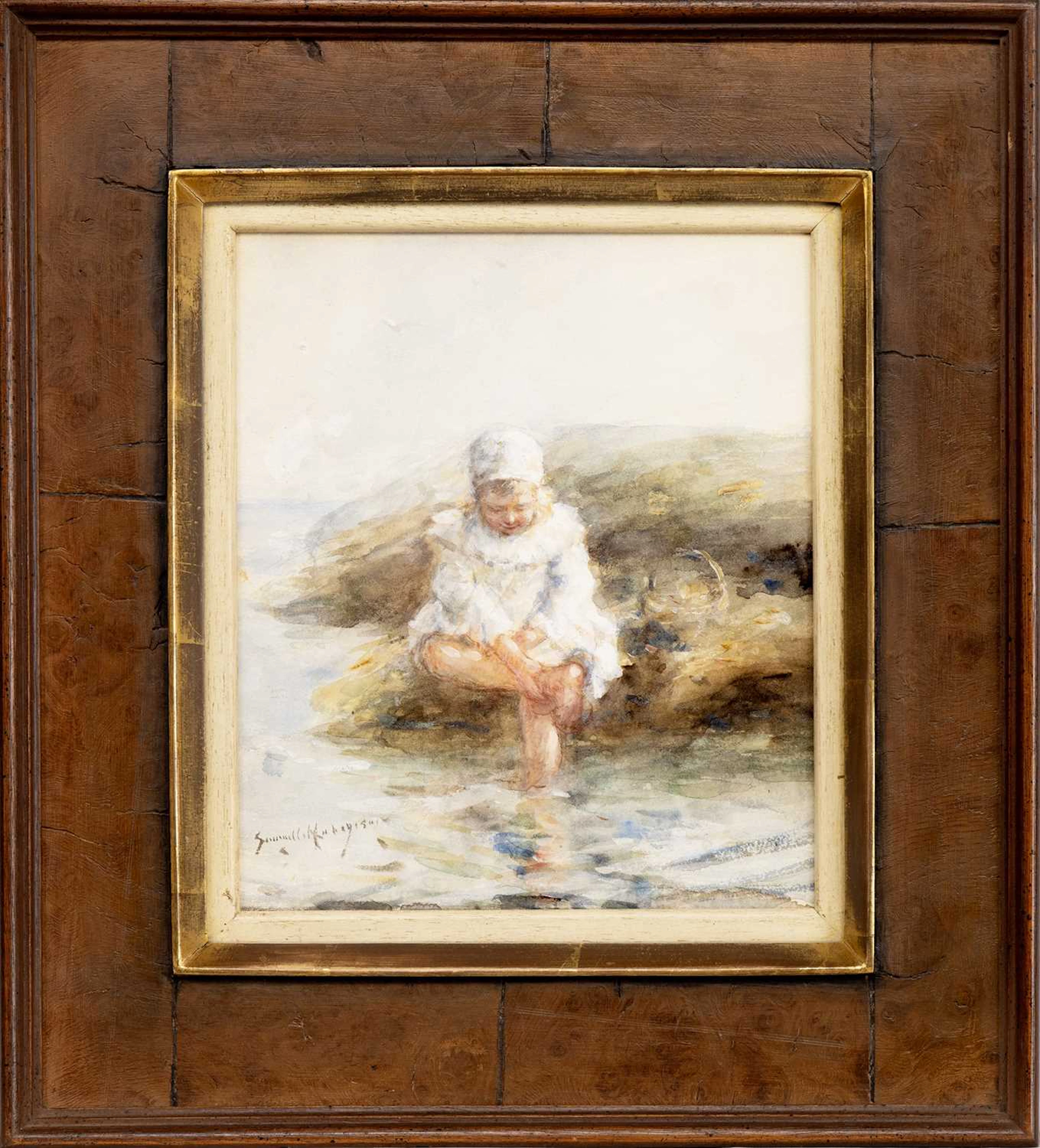 ROBERT GEMMELL HUTCHISON RSA RBA ROI RSW (SCOTTISH 1855 - 1936) PADDLING