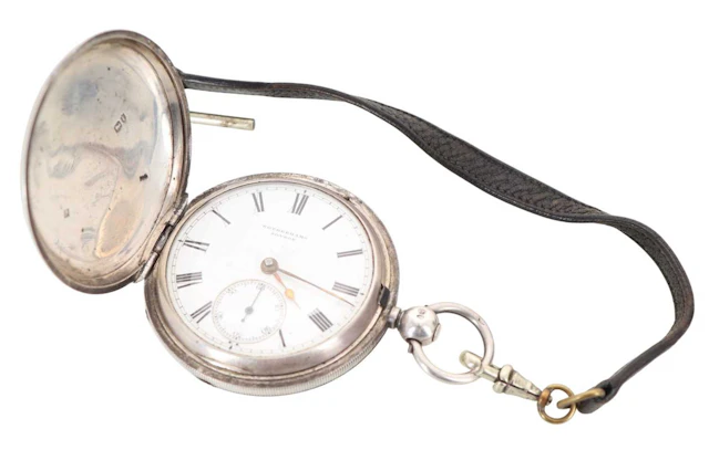 SILVER HUNTER CASED POCKET WATCH LATE 19TH/EARLY 20TH CENTURY