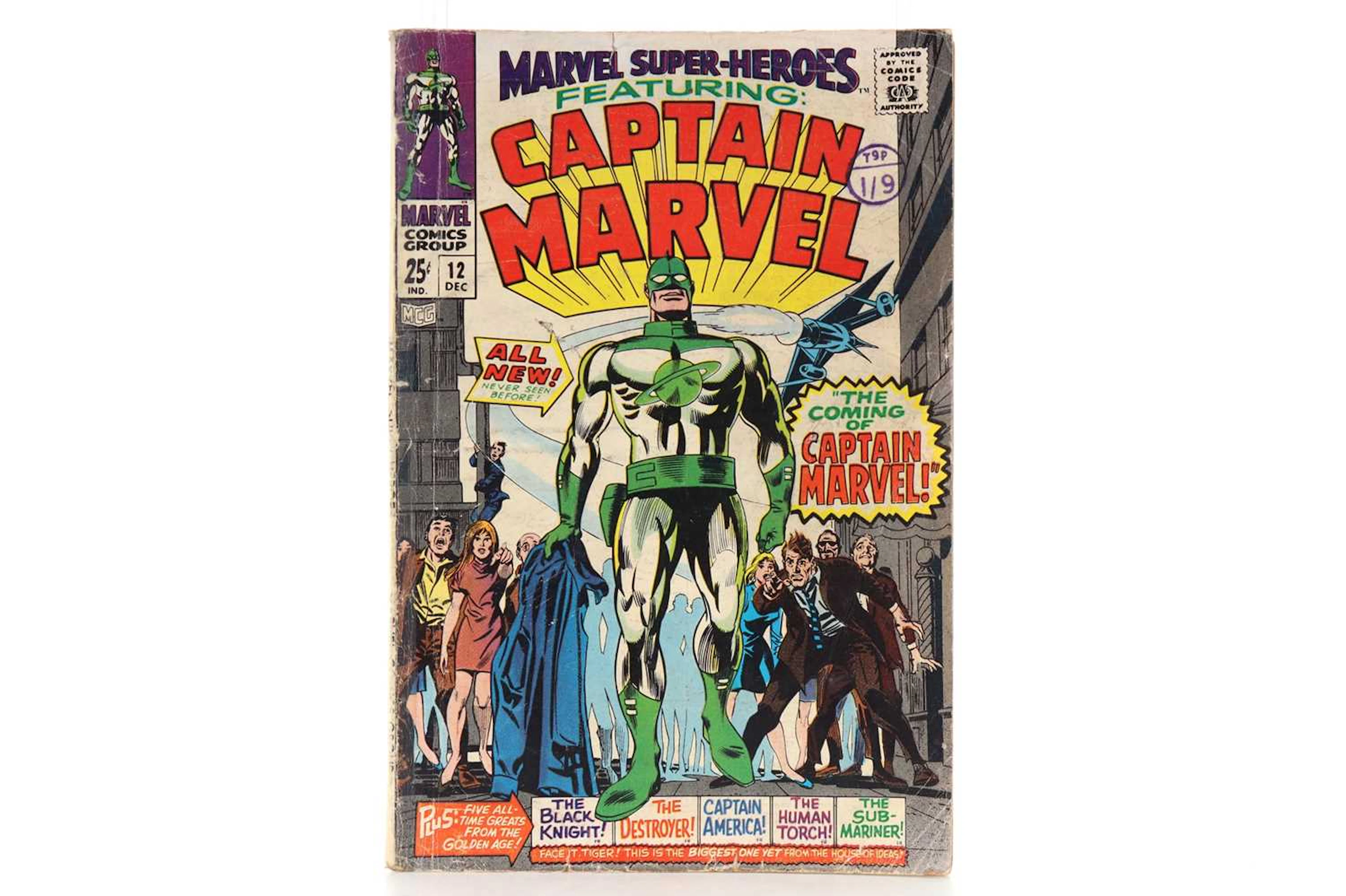 MARVEL SUPER-HEROES -CAPTAIN MARVEL, PHANTOM EAGLE AND BLACK KNIGHT