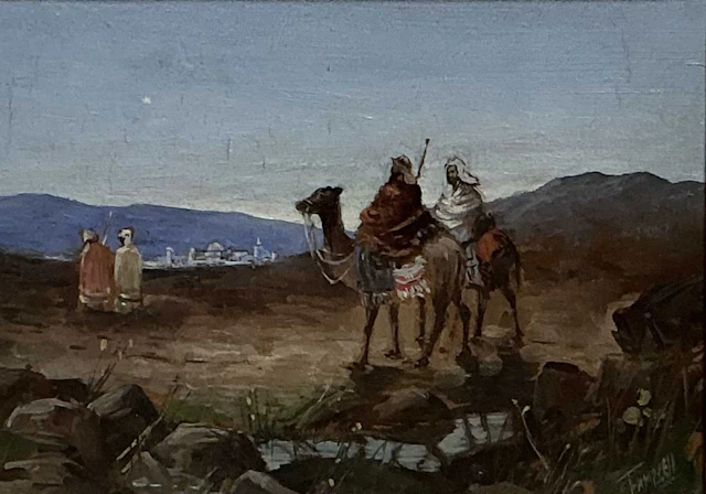 CONTINENTAL SCHOOL CAMELS AND FIGURES