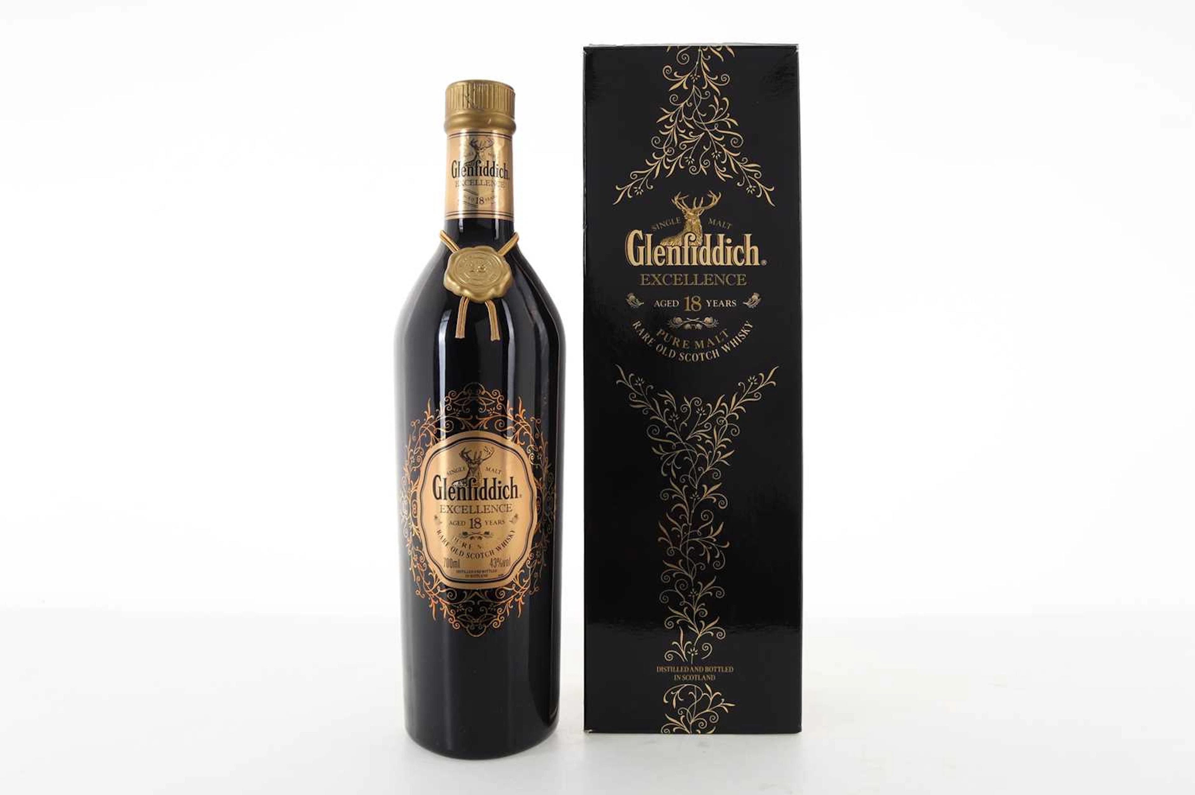 GLENFIDDICH 18 YEAR OLD EXCELLENCE SPEYSIDE SINGLE MALT