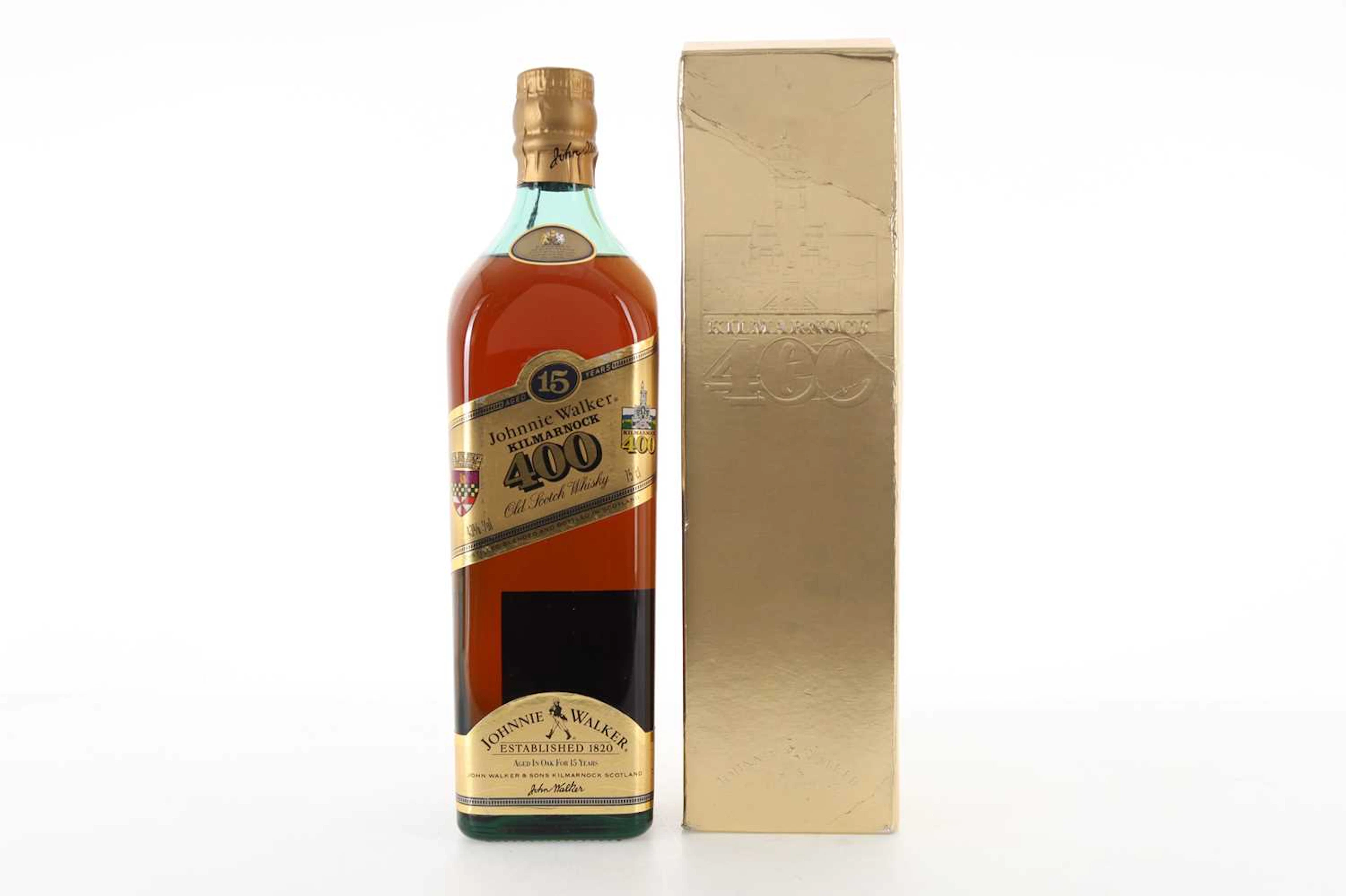 JOHNNIE WALKER KILMARNOCK 400 75CL BLENDED WHISKY