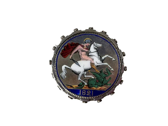 GEORGE IV ENAMELLED CROWN 1821
