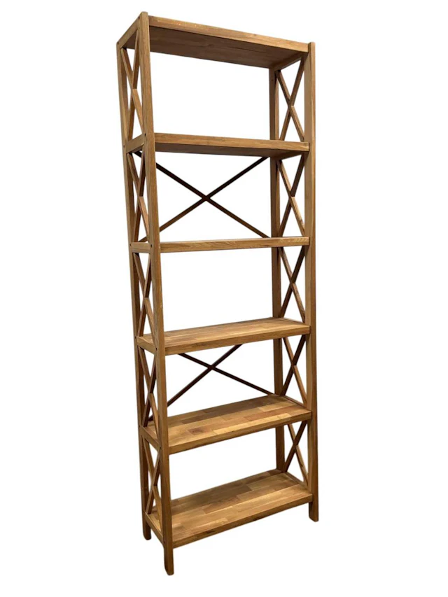 MODERN OPEN BOOKCASE LATE 20TH CENTURY
