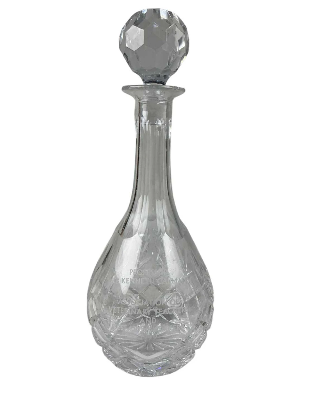 GROUP OF GLASS DECANTERS LATE 20TH/EARLY 21ST CENTURY