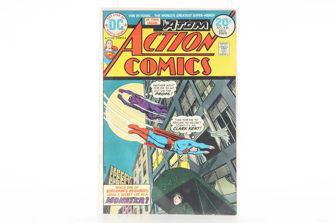 DC-ACTION COMICS SILVER AND BRONZE AGE SUPERMAN COMIC COLLECTION 1960s-1970s