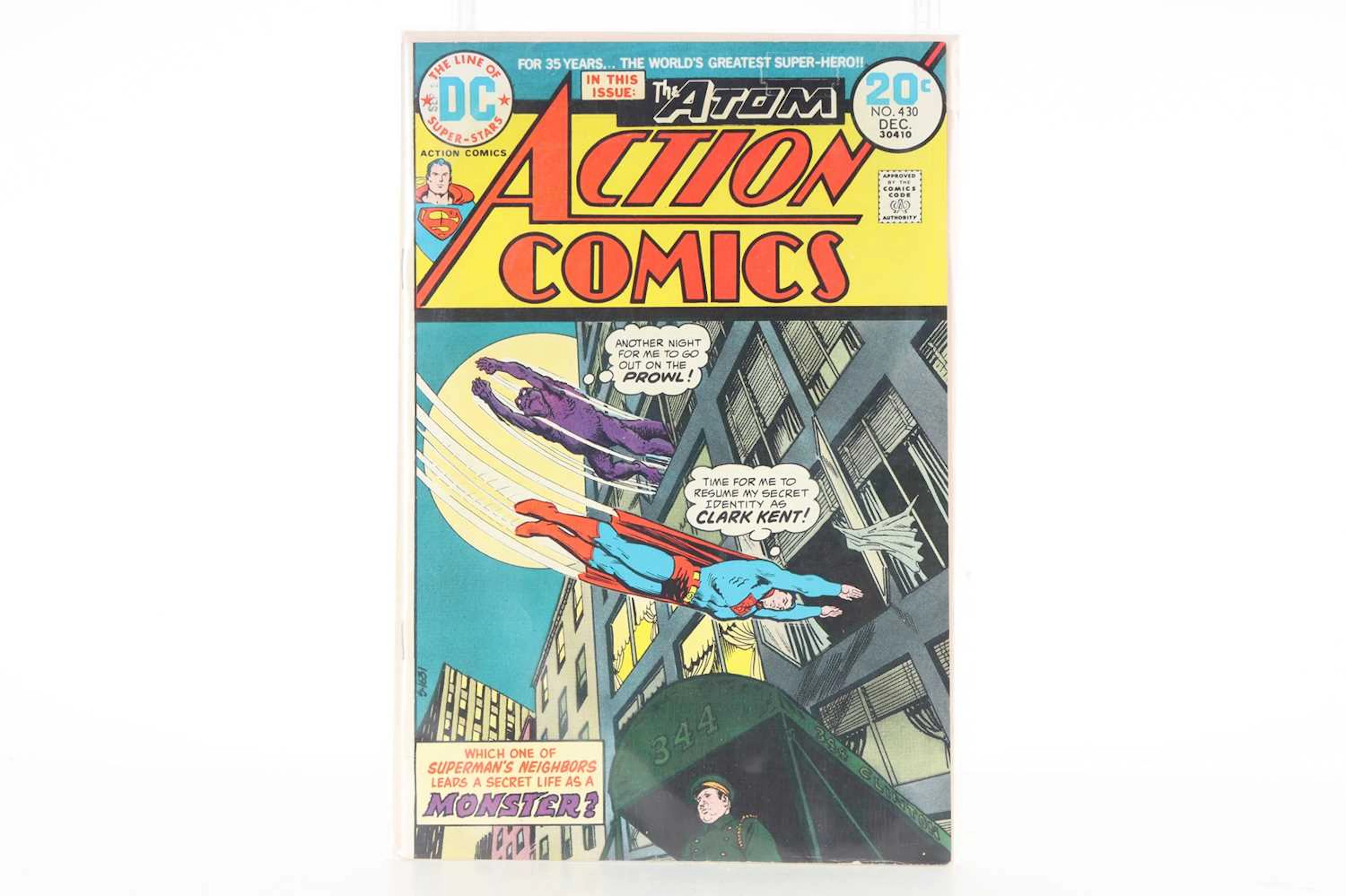 DC-ACTION COMICS SILVER AND BRONZE AGE SUPERMAN COMIC COLLECTION 1960s-1970s