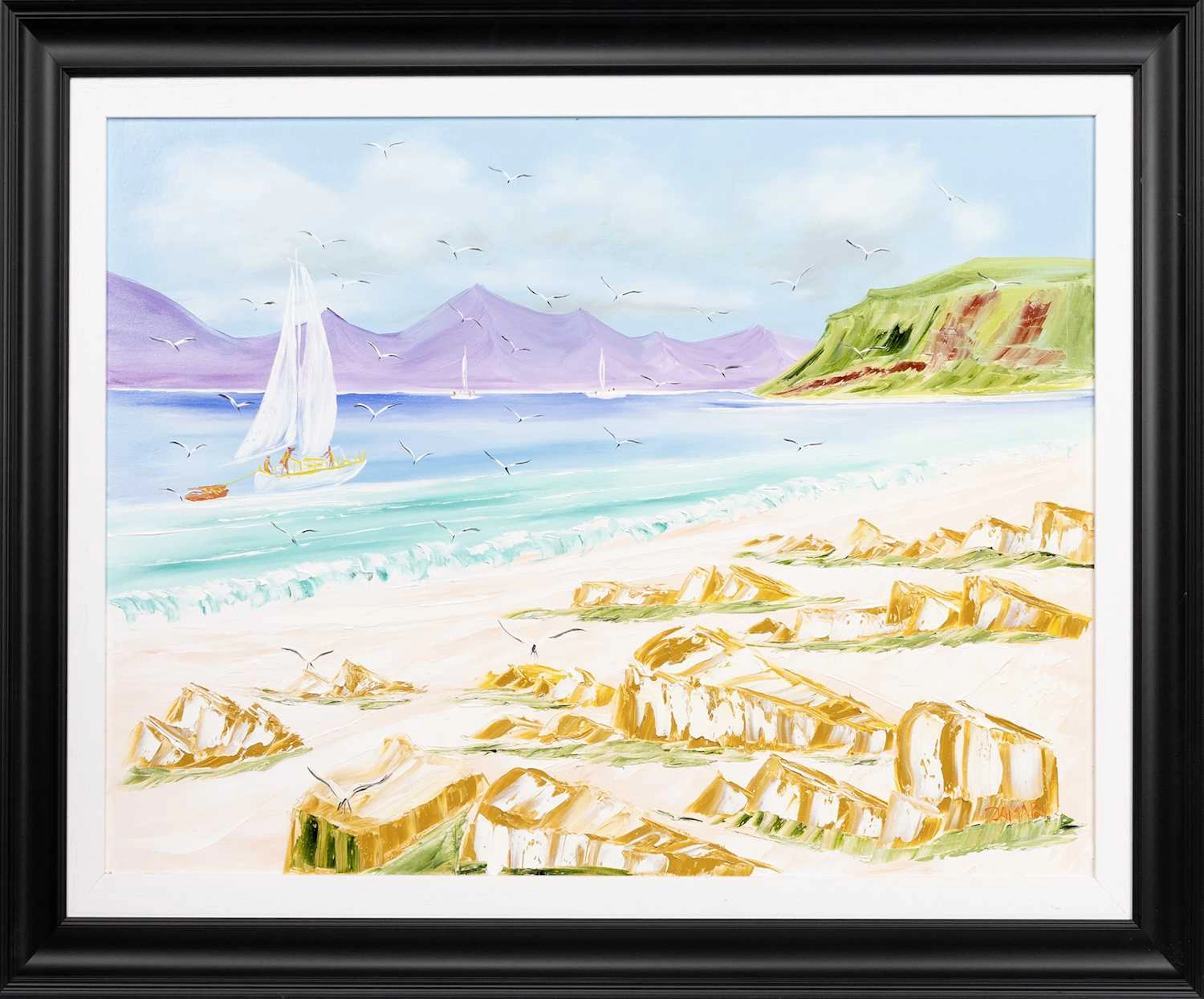 * JOHN DAMARI LOOKING TOWARDS EIGG FROM ARDTOE