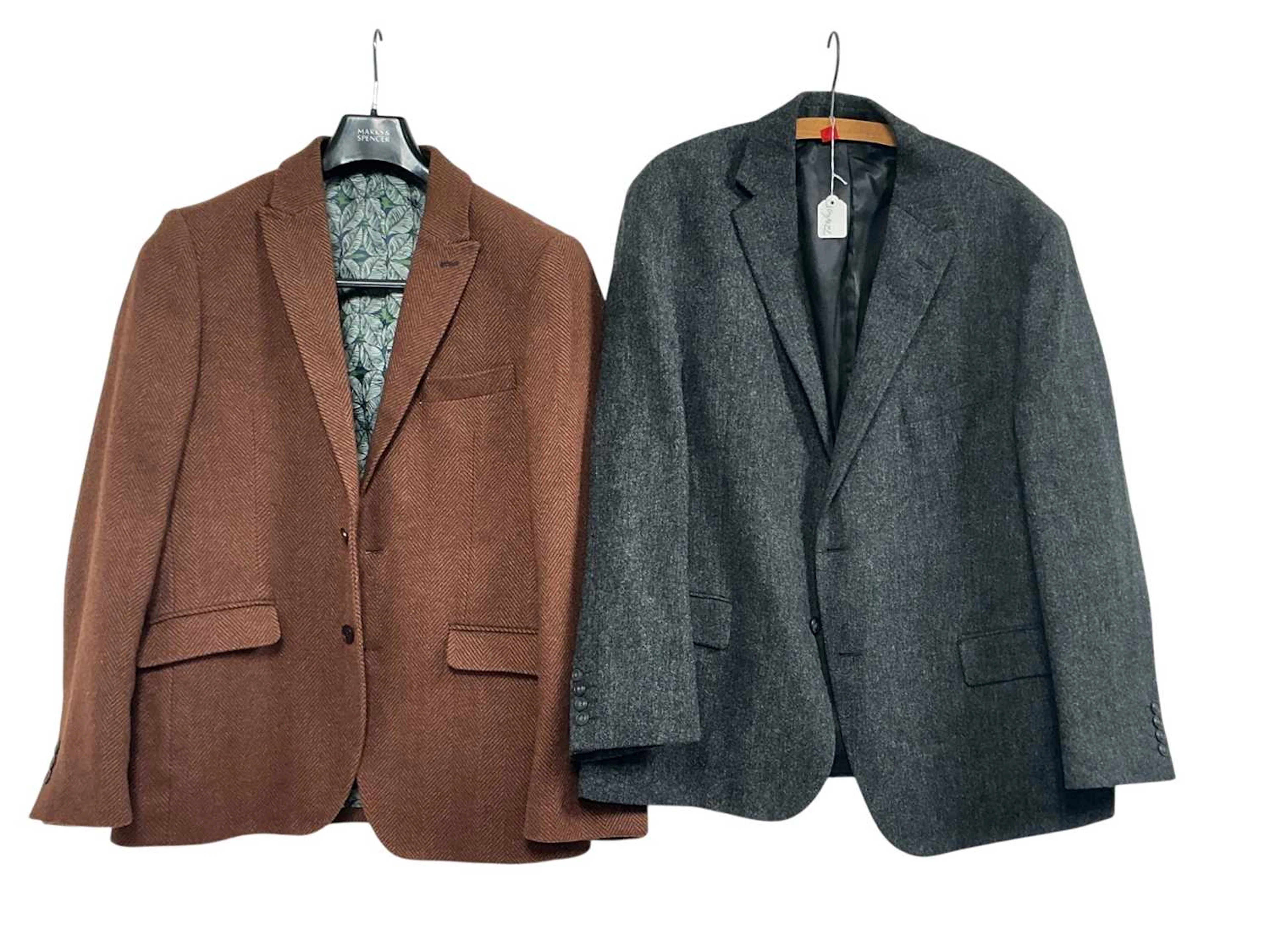 GROUP OF TWEED JACKETS LATE 20TH CENTURY AND LATER