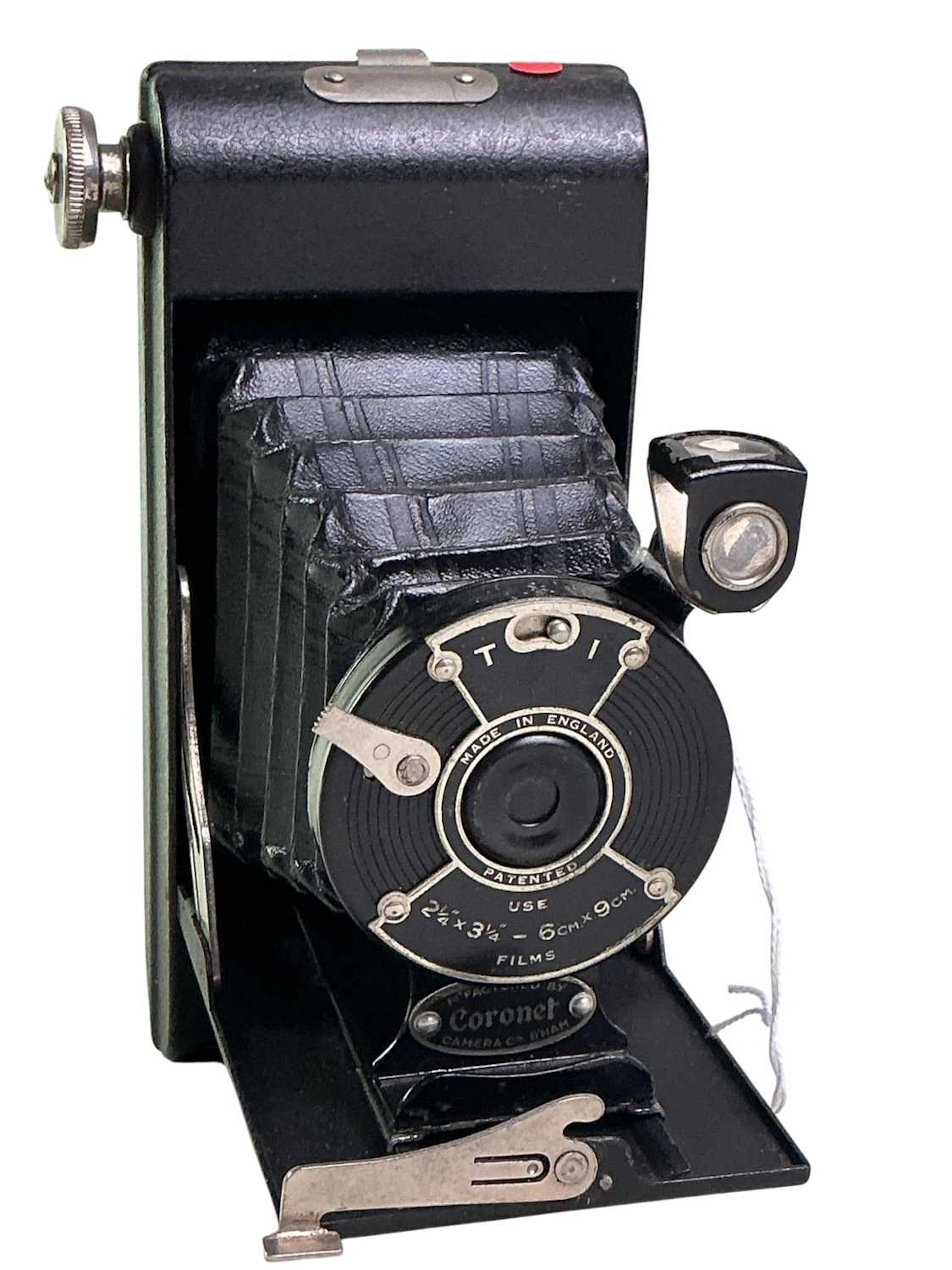 GROUP OF FIVE VINTAGE FOLDING CAMERAS
