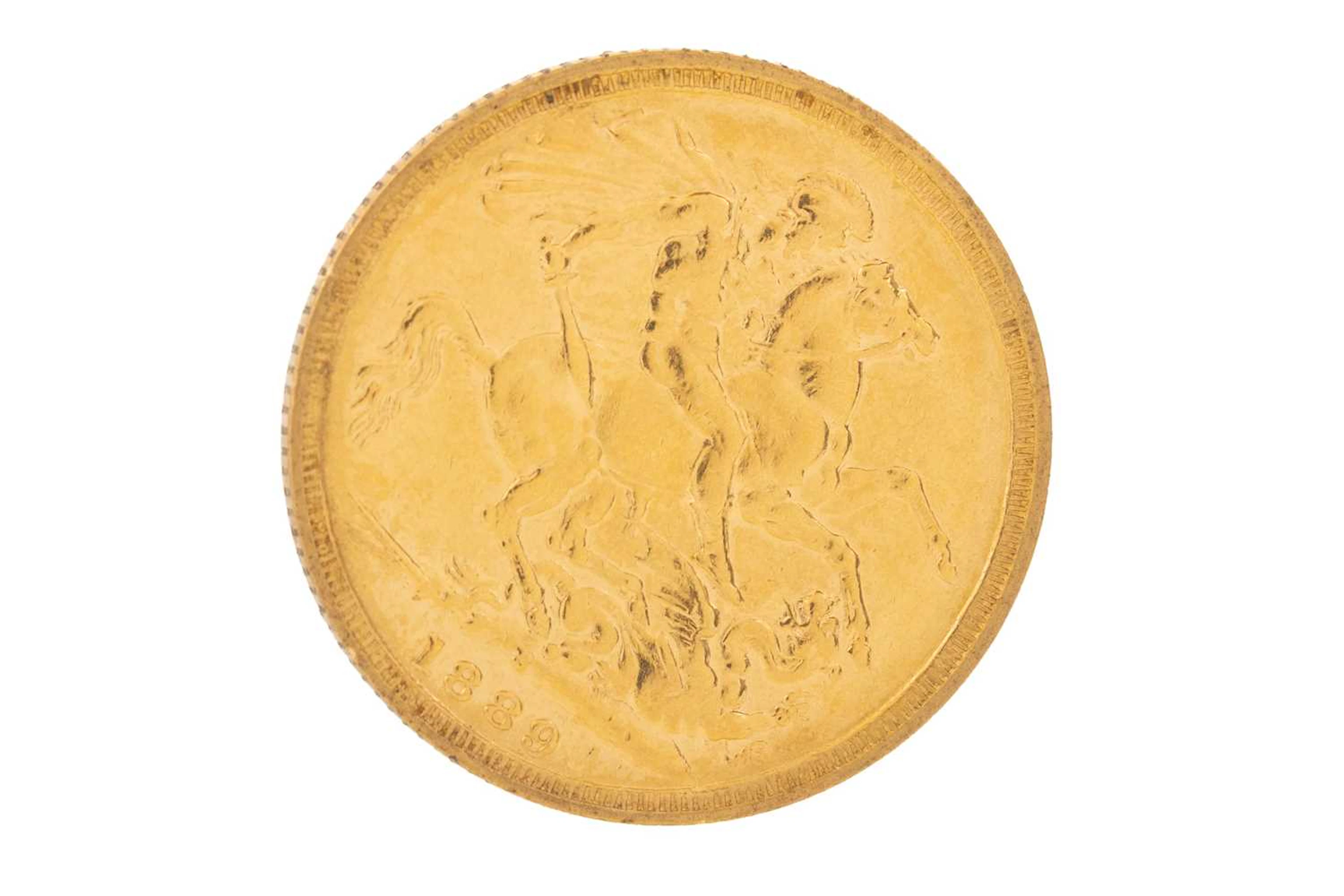 VICTORIA GOLD SOVEREIGN 1889