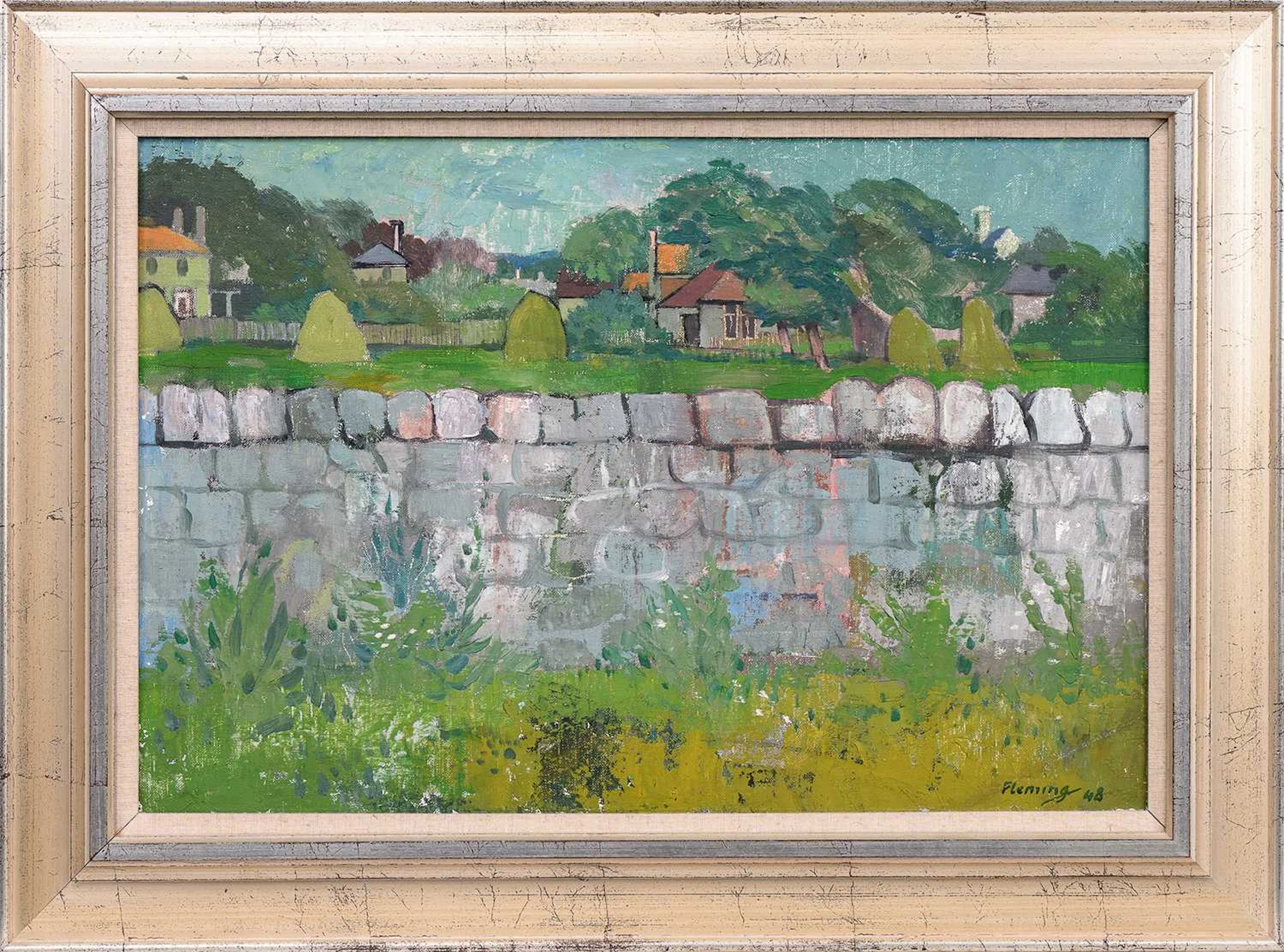 * IAN FLEMING RSA RSW RGI (SCOTTISH 1906 - 1994) WALLED GARDEN
