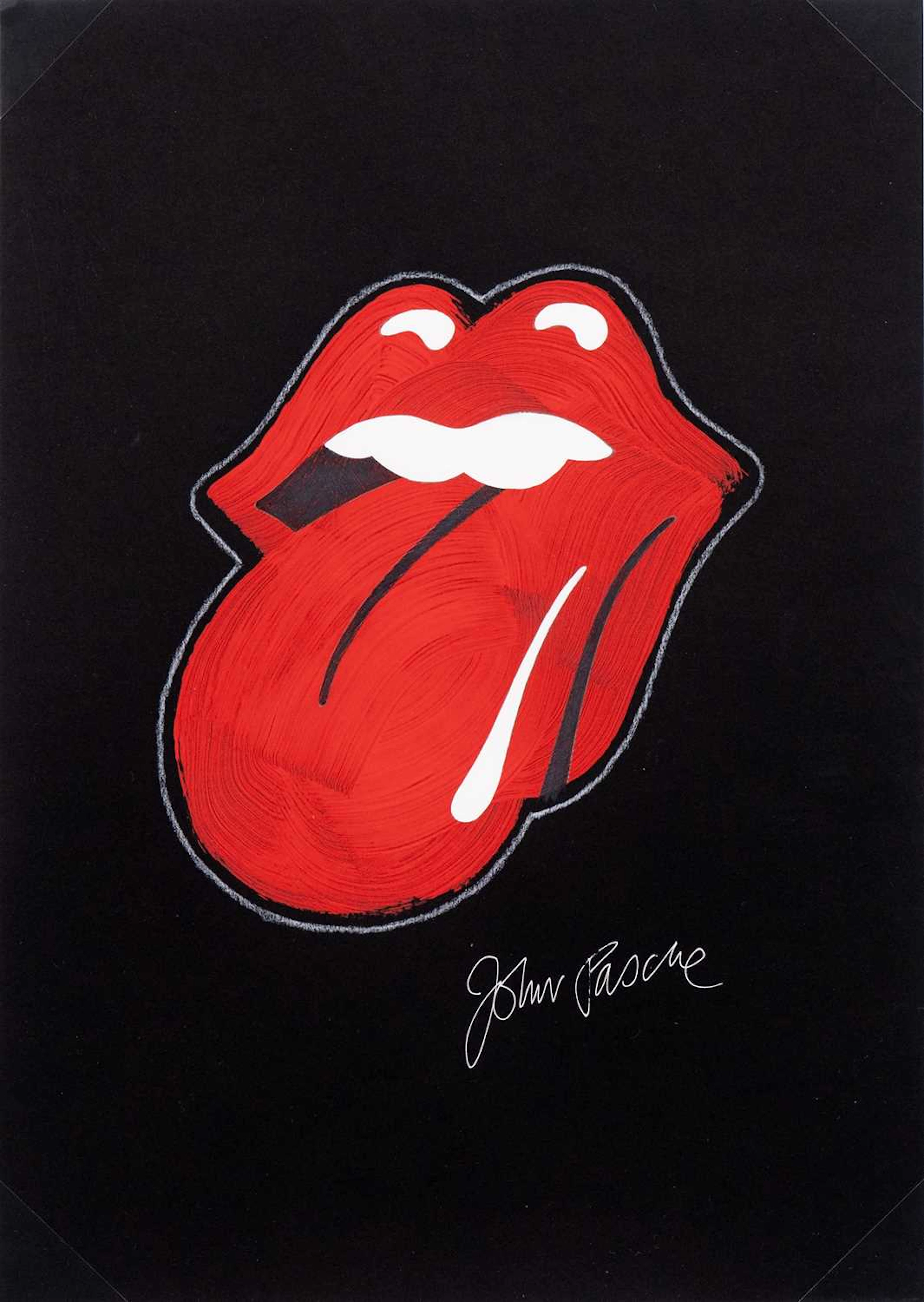 JOHN PASCHE ROLLING STONES LOGO