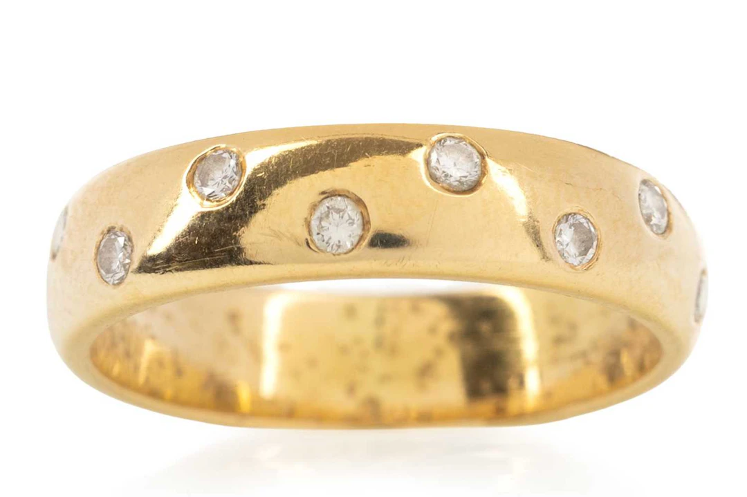 DIAMOND DRESS RING LATE 20TH CENTURY