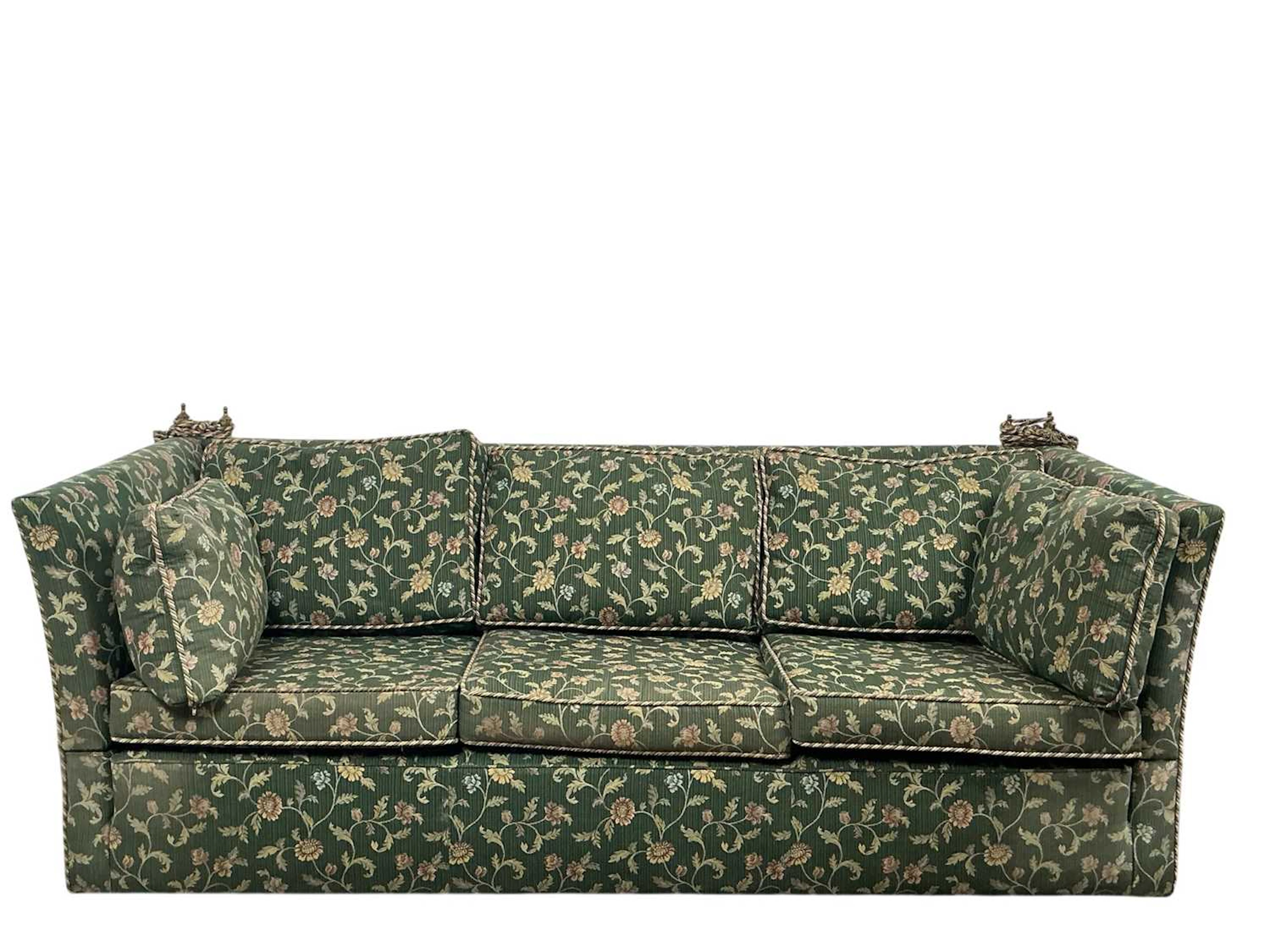 KNOLL HOUSE STYLE THREE SEAT SOFA MID 20TH CENTURY