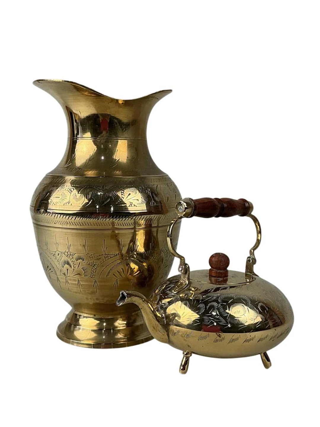 COLLECTION OF BRASSWARE EARLY 20TH CENTURY AND LATER